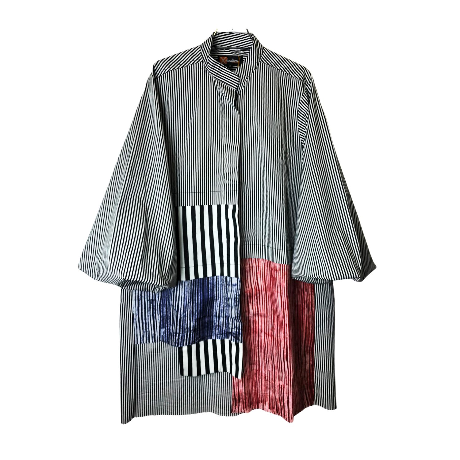 Xclamations Uk Women's Black / White Shero Tunic - Black And White Stripes In Black/white