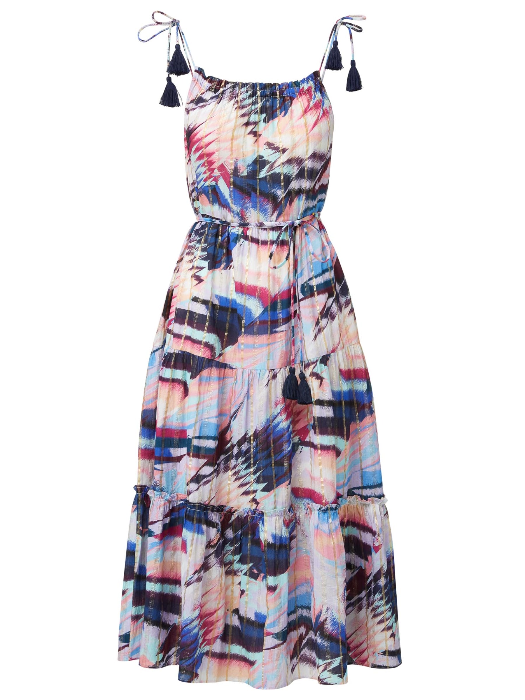 Change Of Scenery Women's Pink / Purple / Blue Marja Dress Mosaic In Multi