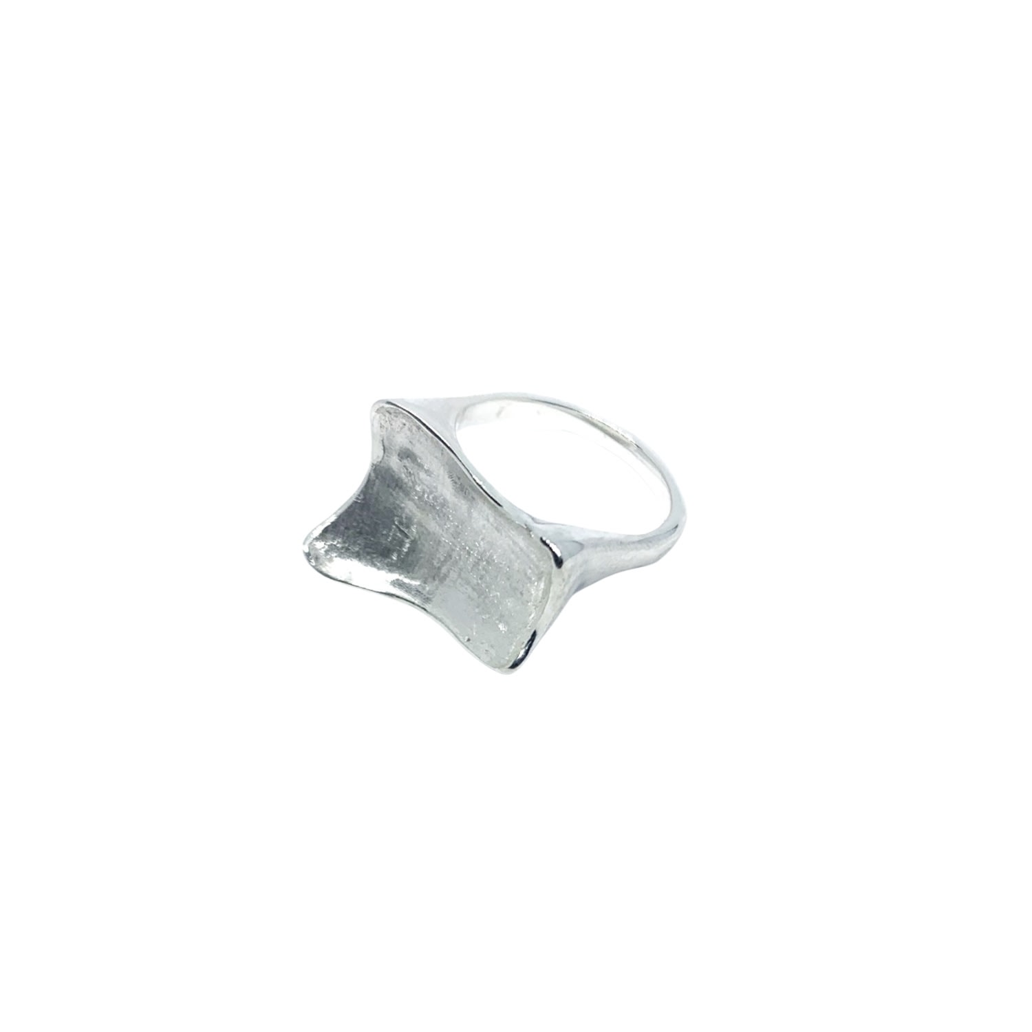 Tg-jewellery By Tamara Gervasio Women's Wave  Sterling Silver Ring In Silver