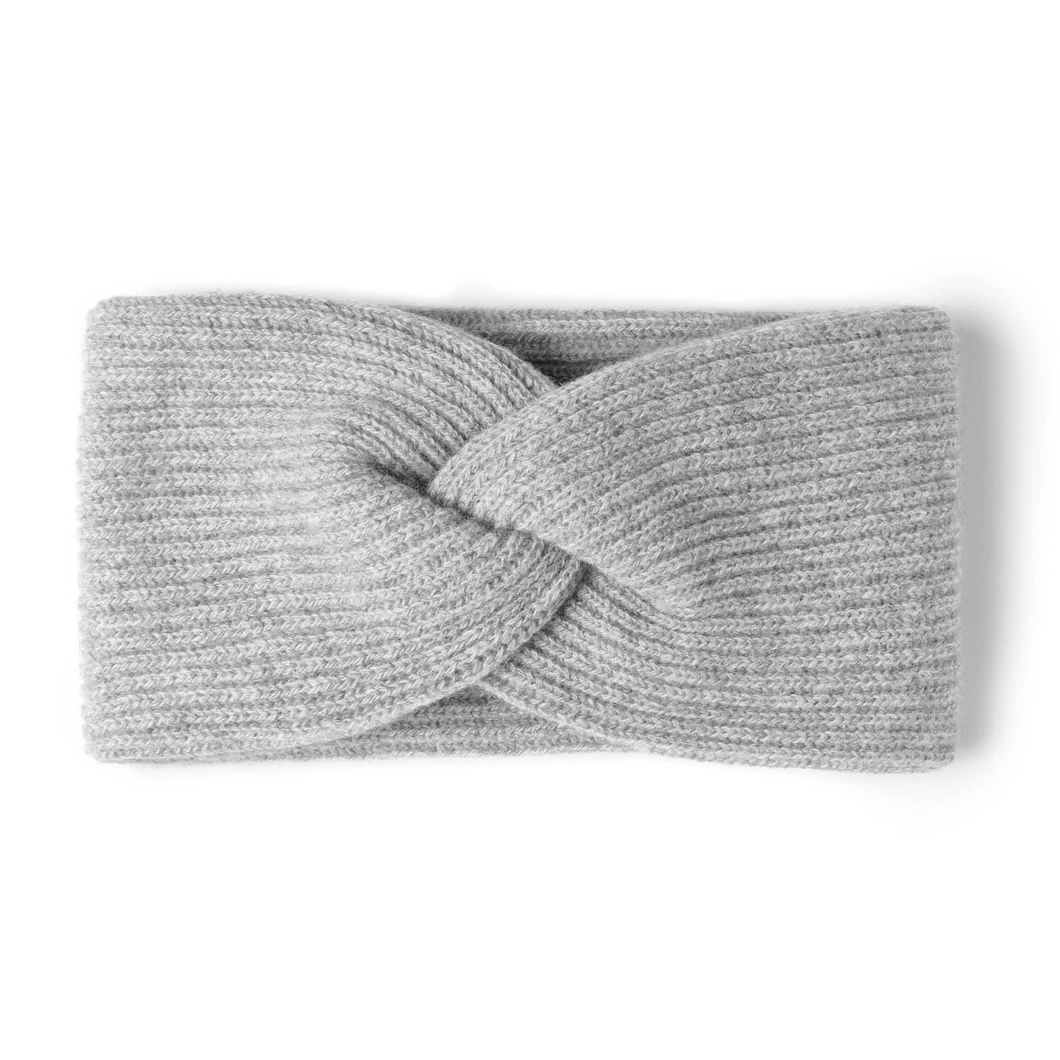 Light Grey Classic Cashmere Headband | ecova | Wolf & Badger