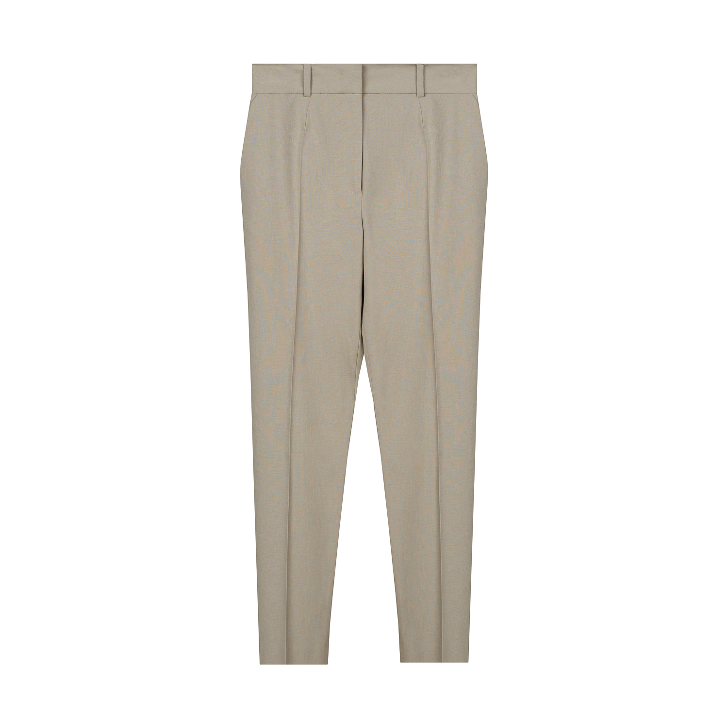 Inavati Women's Neutrals Slim Fit Trousers In Light Taupe