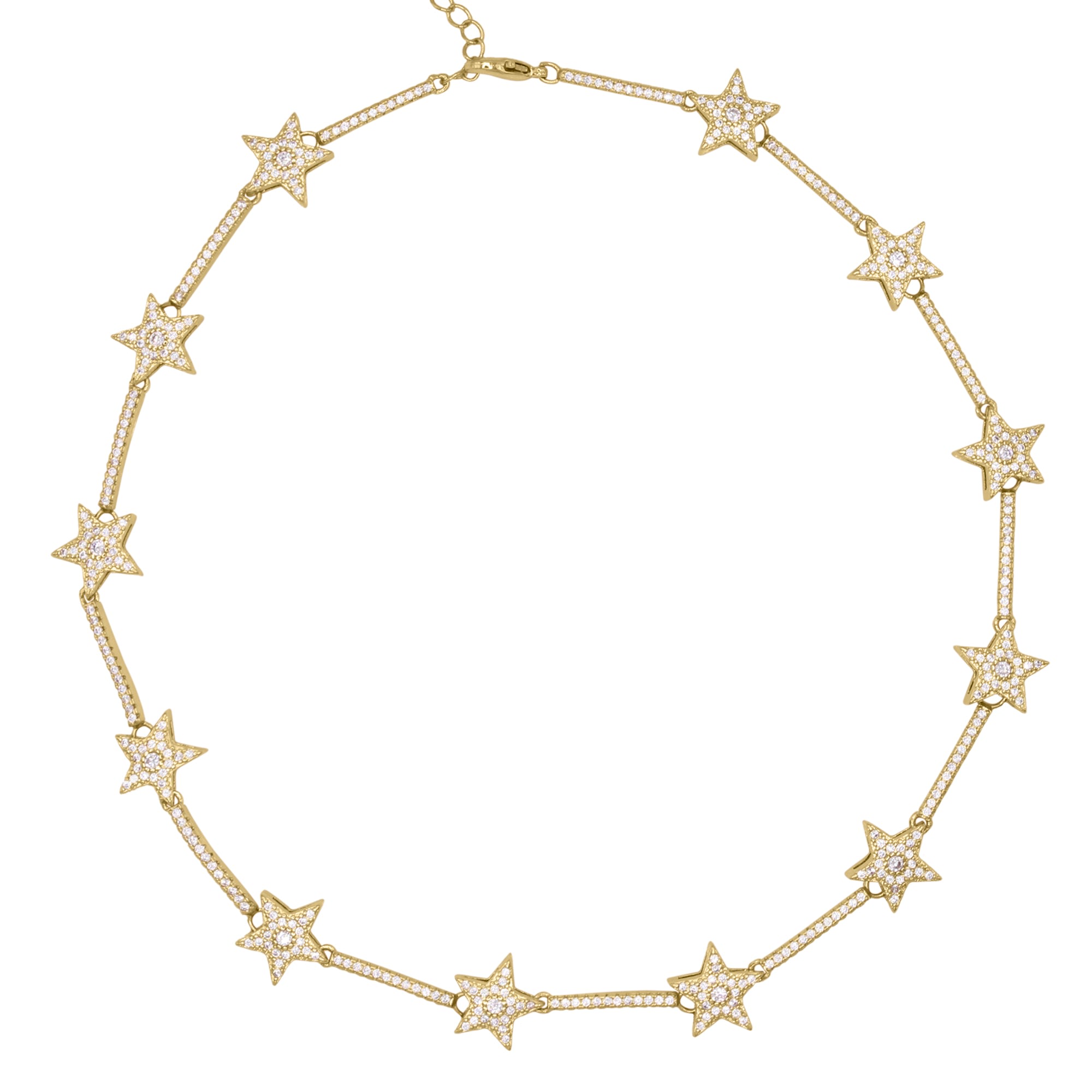 Luna Charles Women's Margot Sparkling Star Choker In Gold