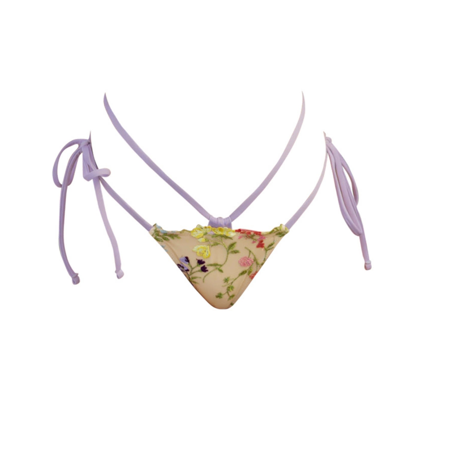 Ivy Swimwear Women's Pink / Purple Aster In Lavender Bikini Bottoms In Pink/purple