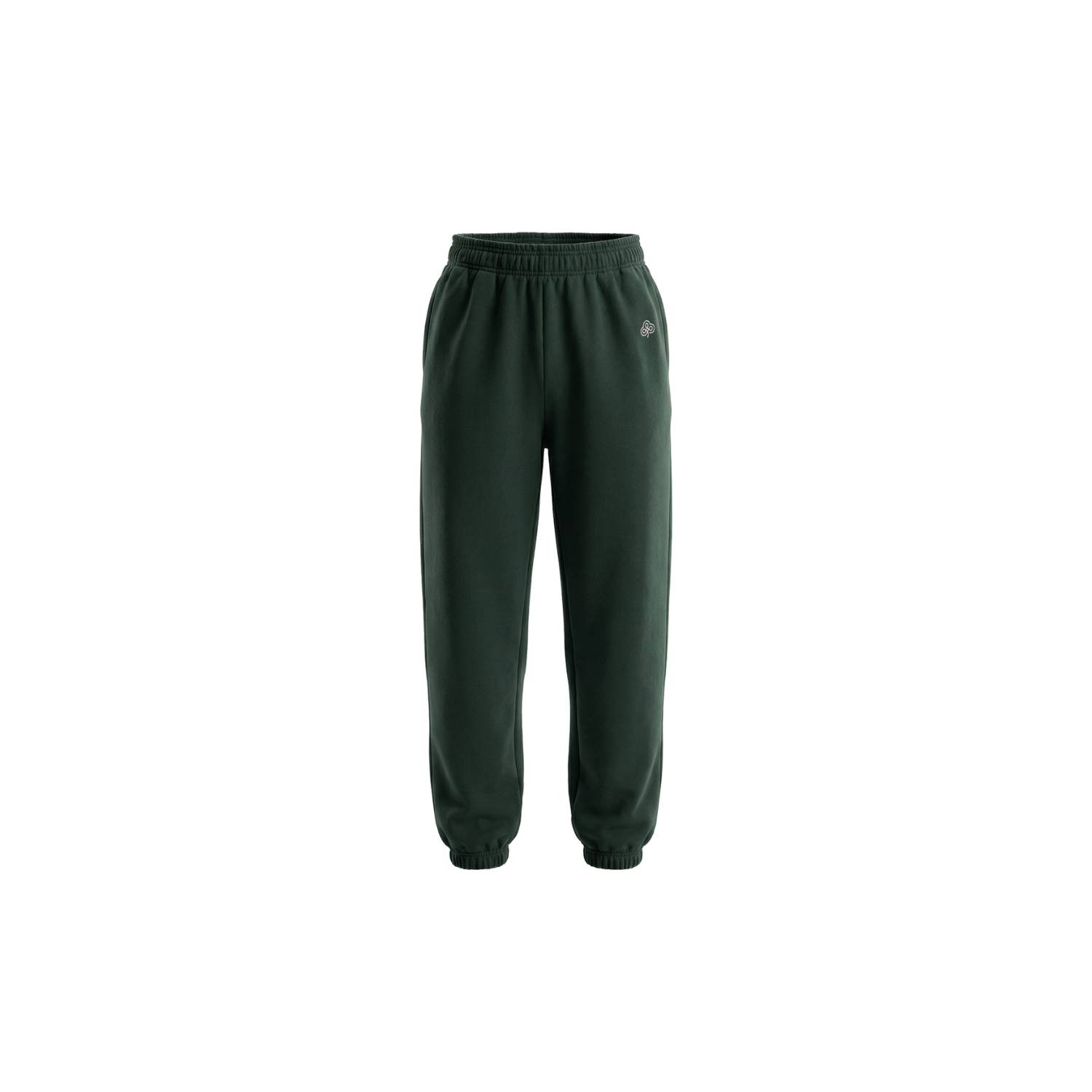 Be Athletica Women's Green Varsity Athletica Sweatpants - Moss