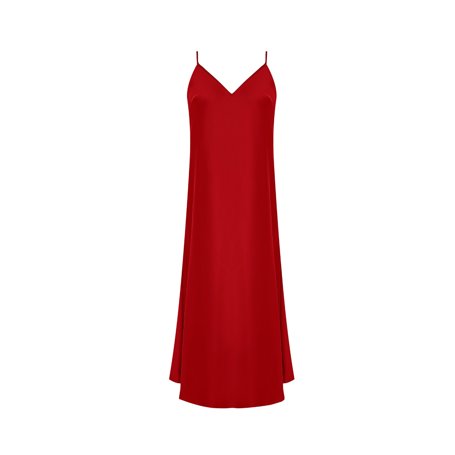 Avenue 8 Women's Lace Detailed Midi Dress - Red In Red