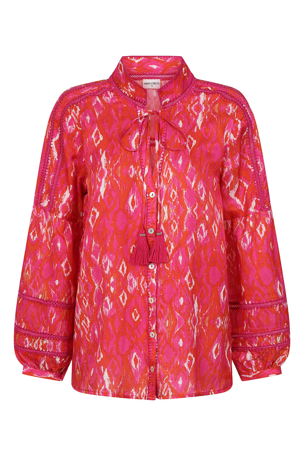 Mercy Delta Women's Pink / Purple / Yellow Witley Tuscany Pompelmo Blouse