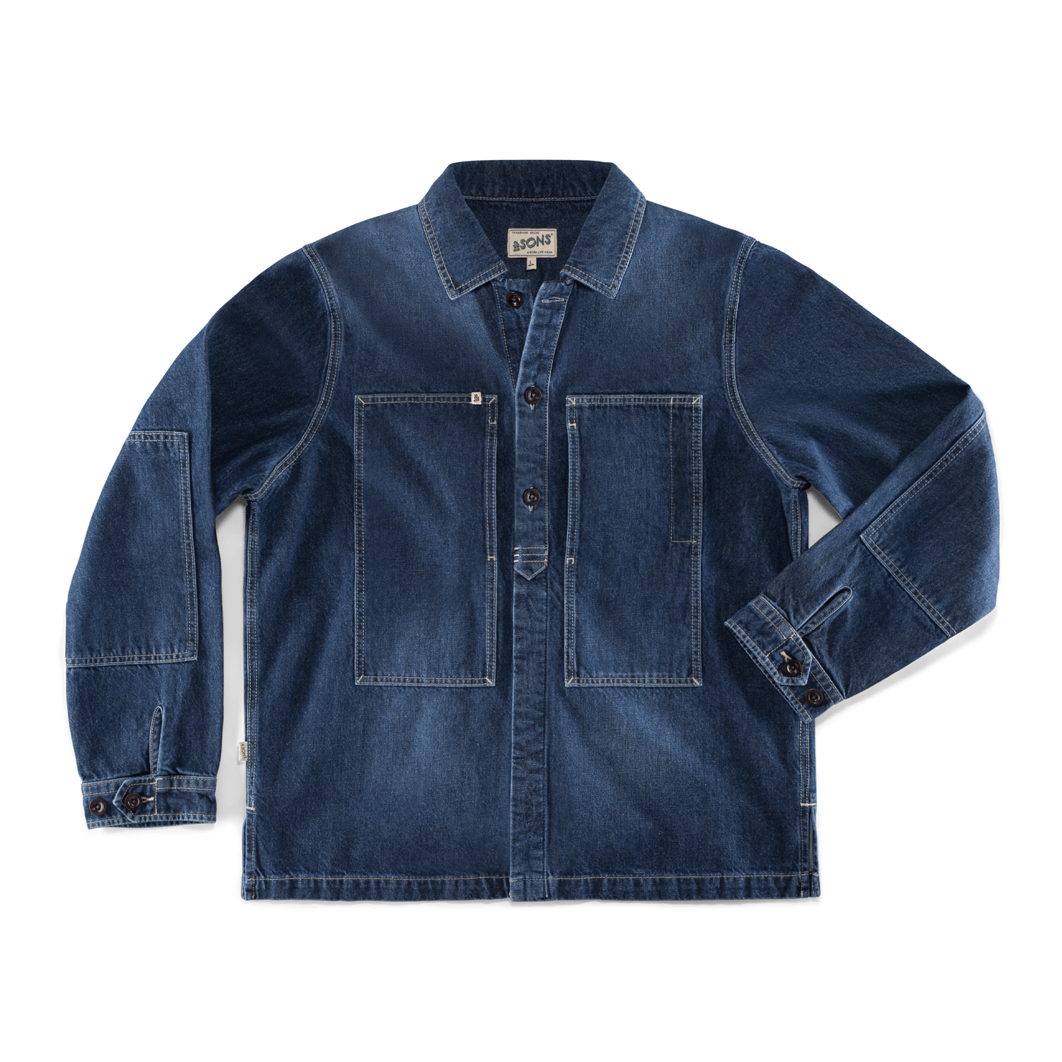 &sons Trading Co Men's Blue Painter Shirt Indigo In Blue