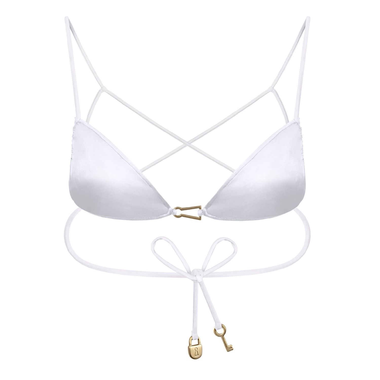 Bianca Resortwear Women's India Bikini Top In White In White