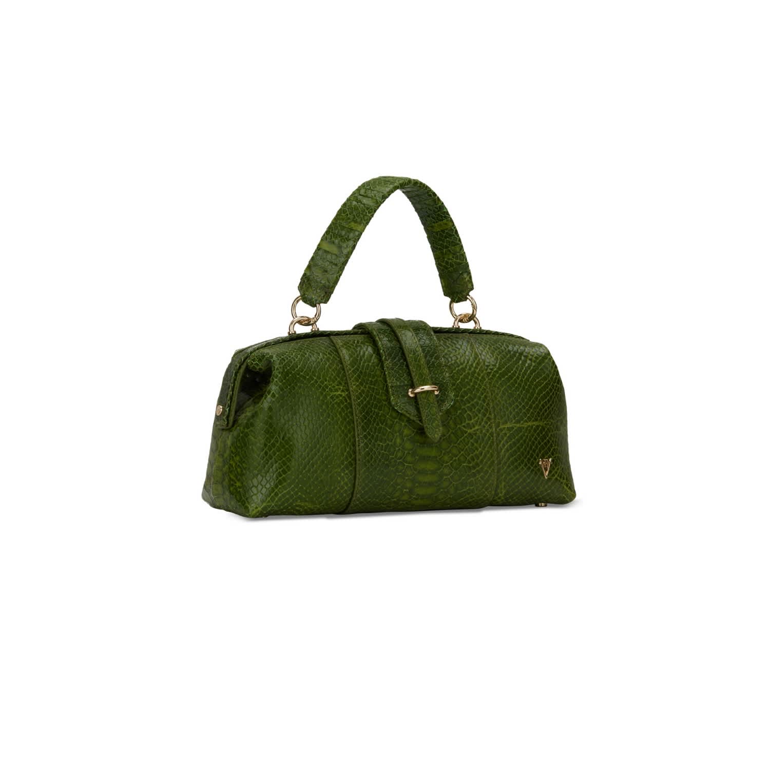 Retro Green Leather Doctor Bag