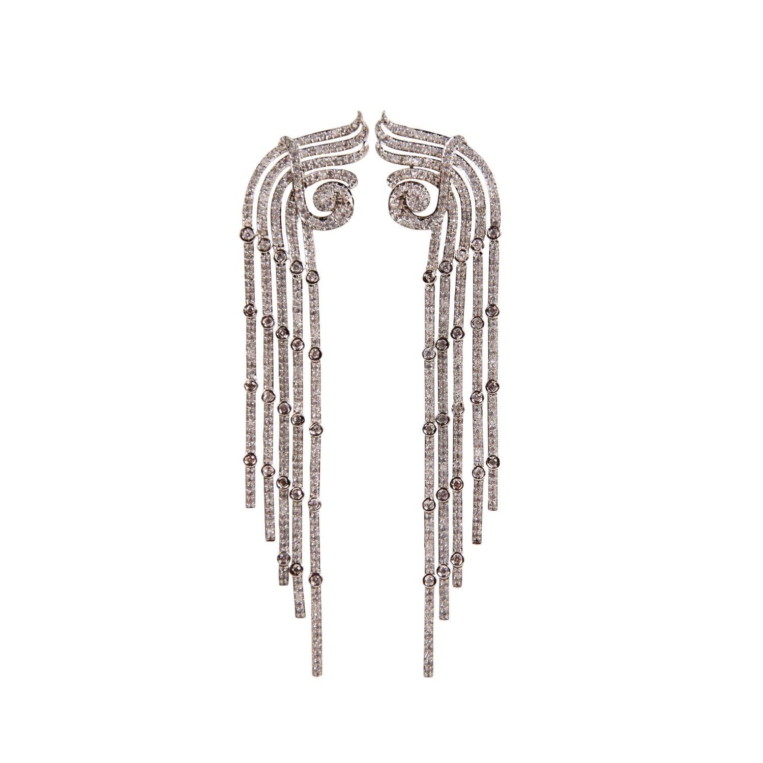 Stephanie Browne Australia Women's Madame Zelda Earrings - Silver In Silver