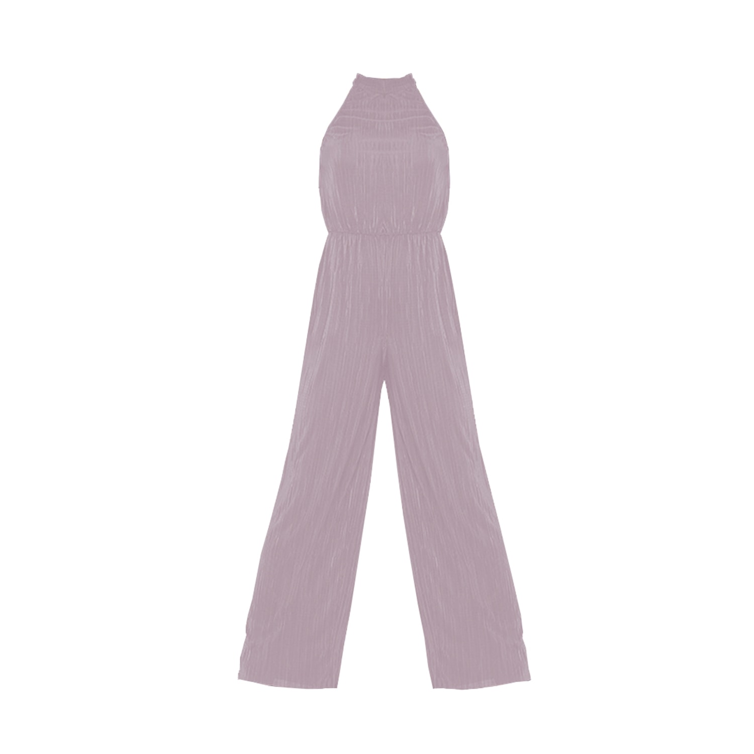 Chapter London Women's Pink / Purple Zelda Jumpsuit - Blush Plisse In Pink/purple