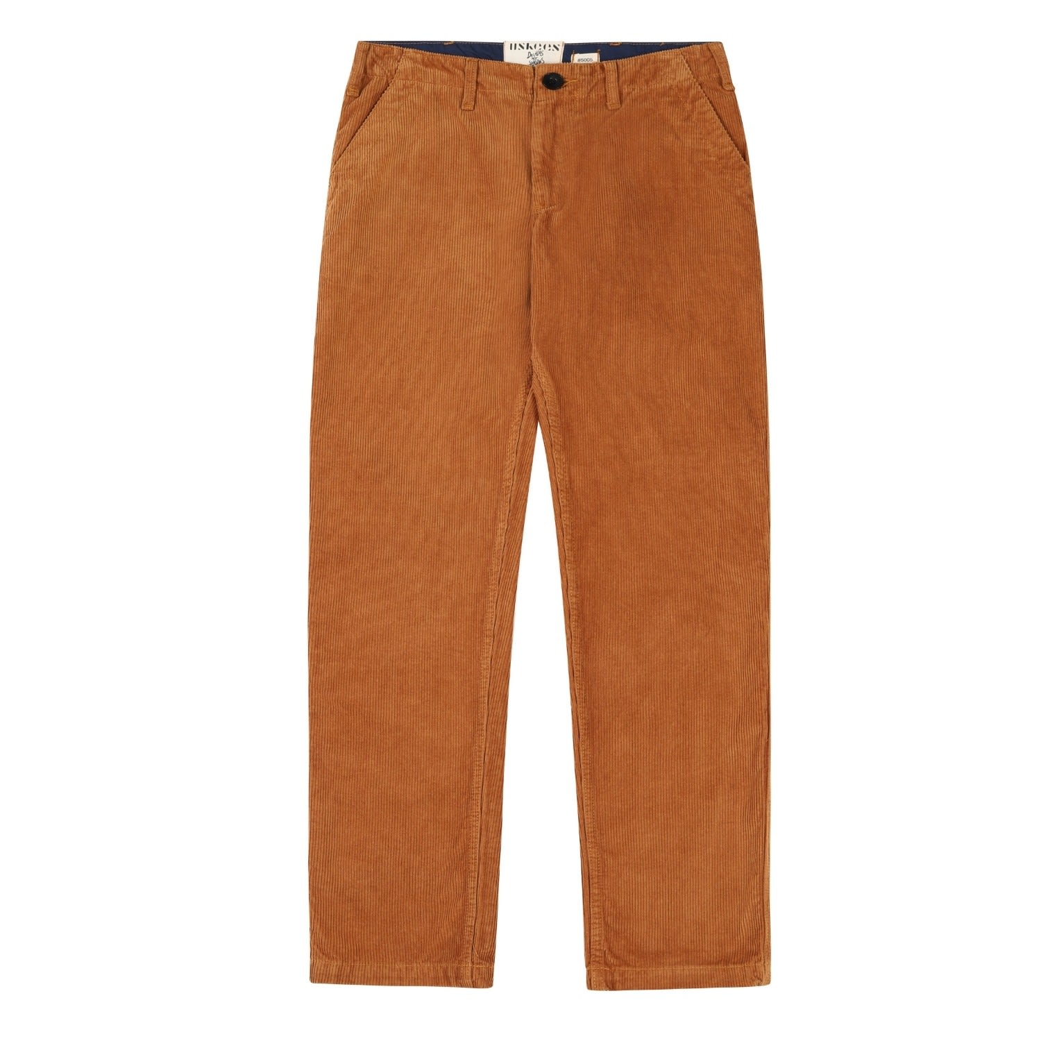 Uskees Men's Brown 5005 Cord Workwear Pants - Tan
