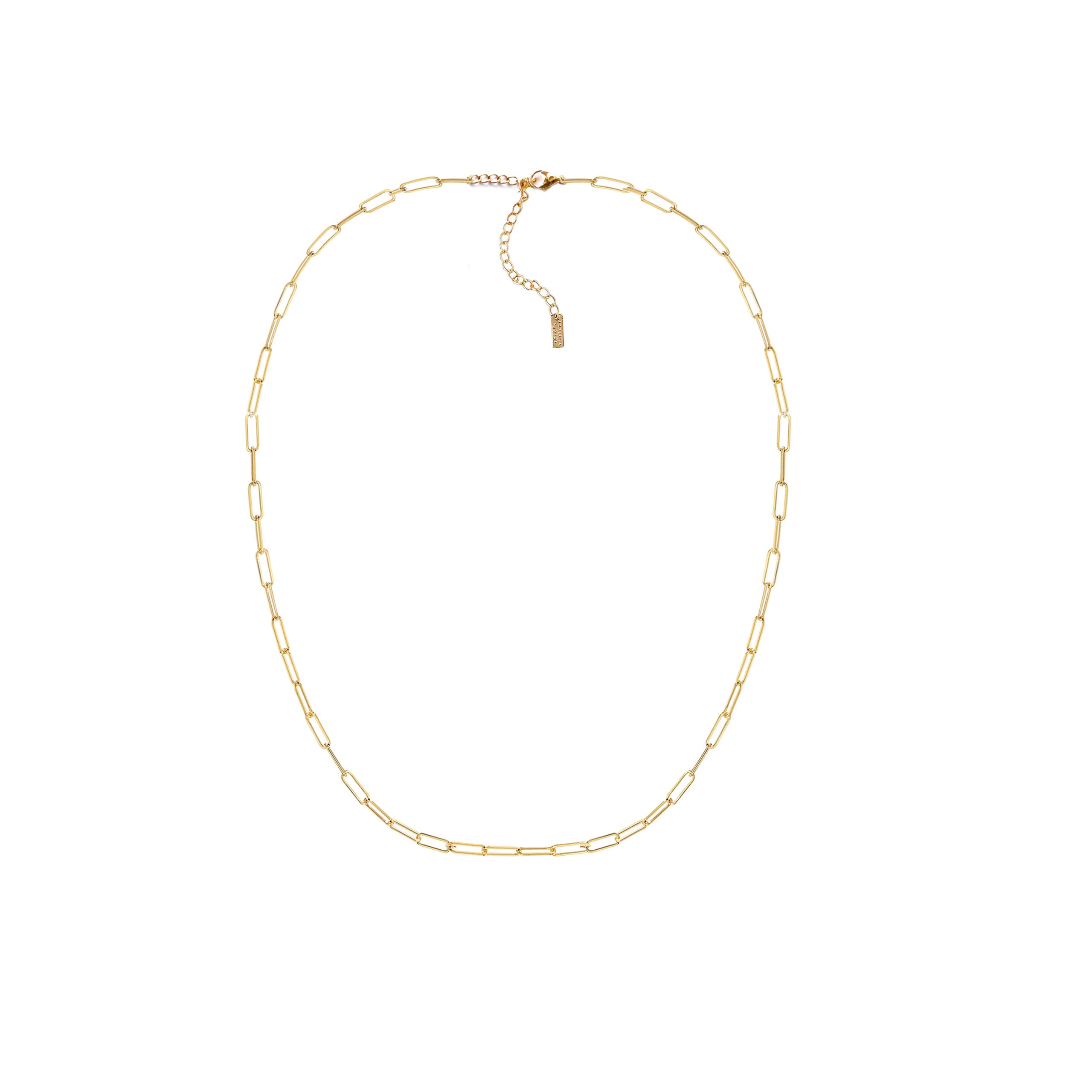 Women’s Dainty Paperclip Chain Necklace Adriana Pappas Designs