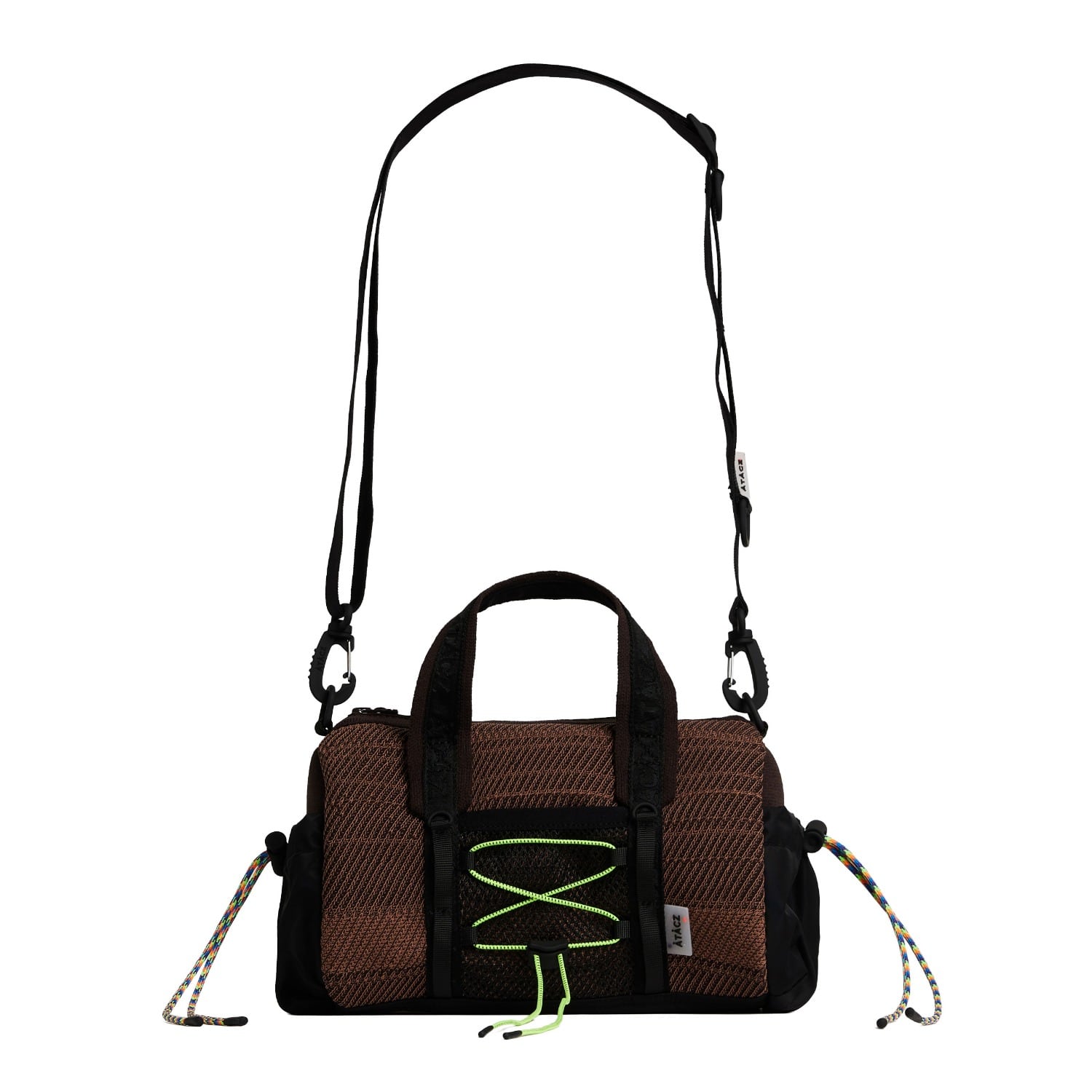 Atacz Men's Brown Rift Barrel Bag - Chocolate