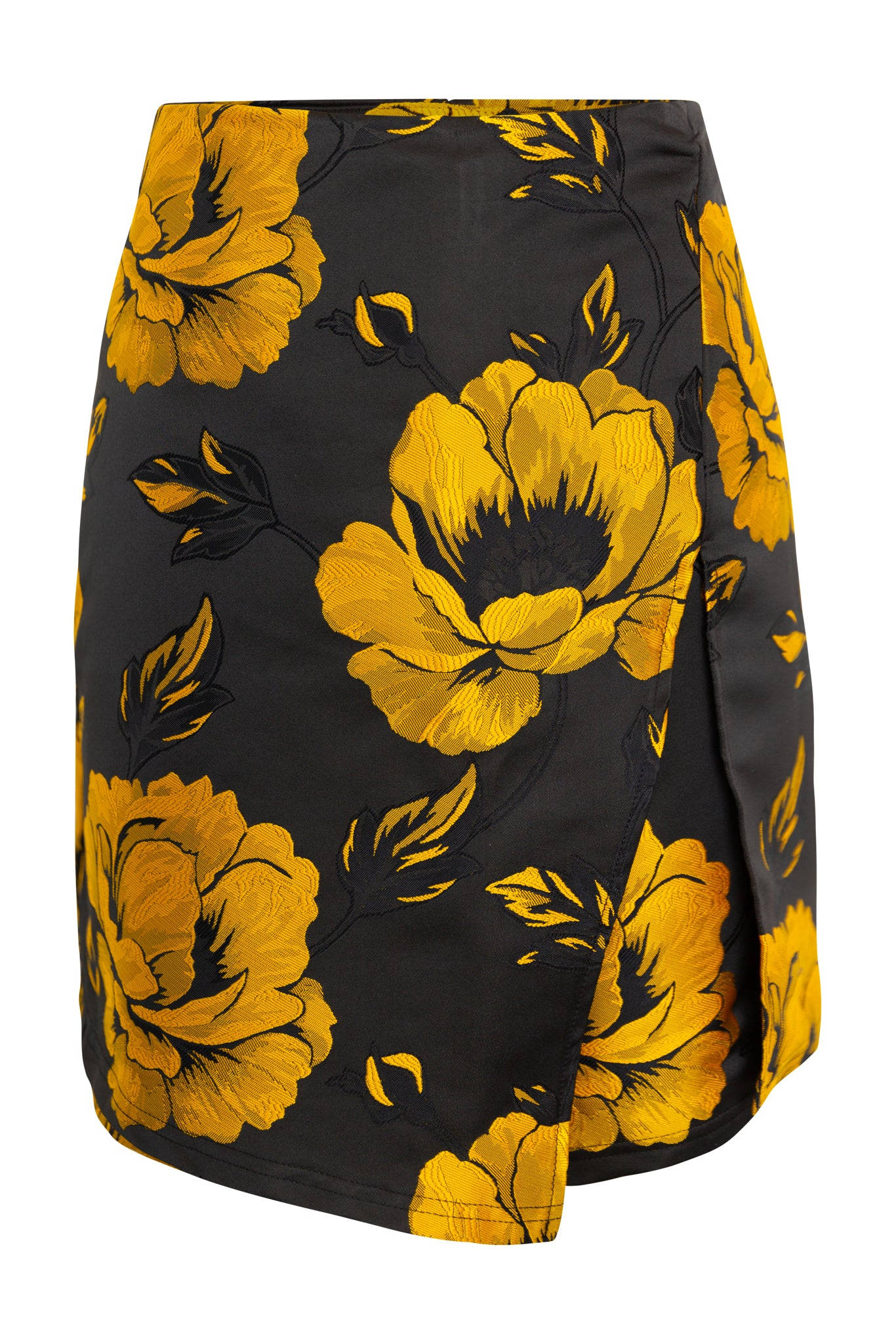 Byvinnik Women's Black / Yellow / Orange Skort In Pagliacci