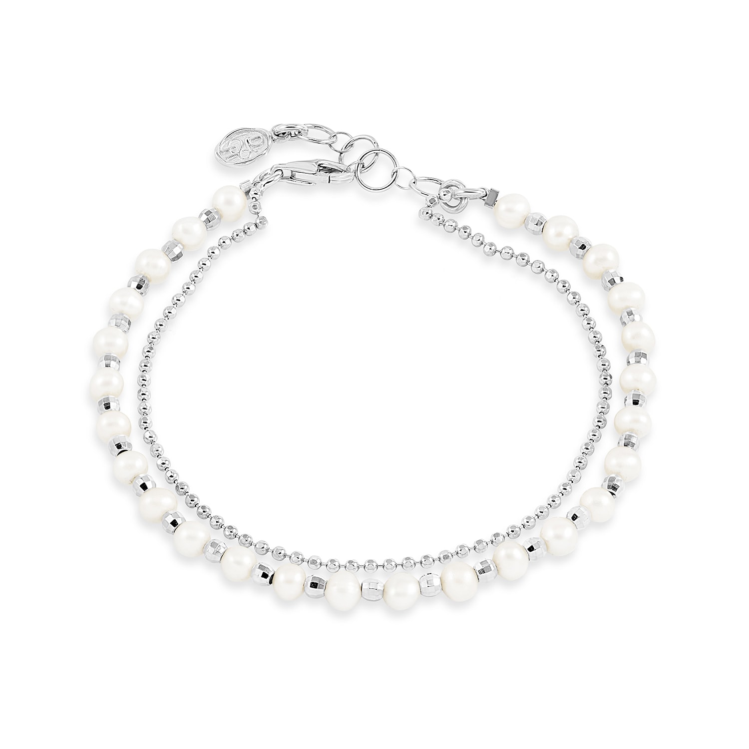 Women’s White Freshwater Timeless Orissa Pearl Bracelet In Sterling Silver Dower & Hall