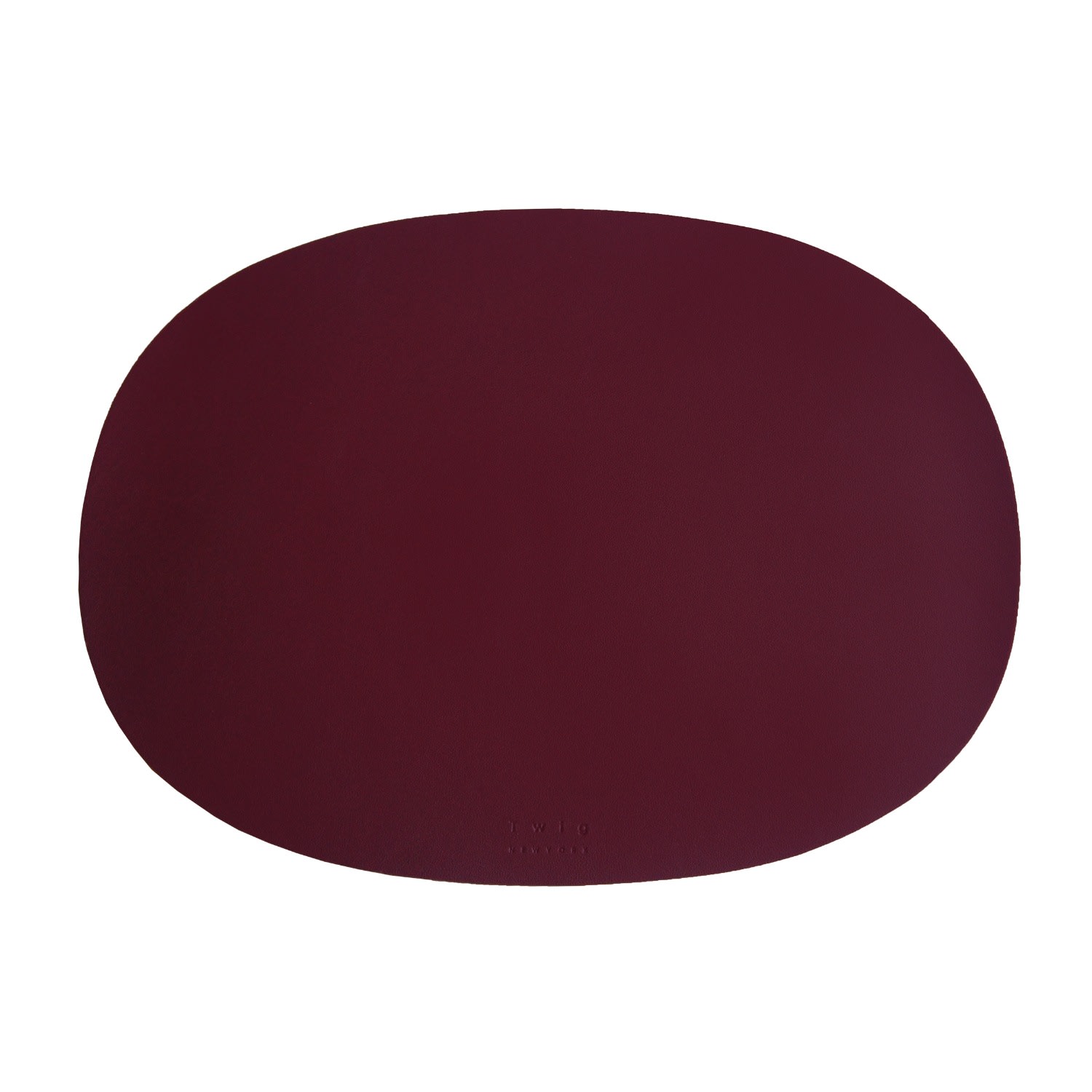 Twig New York Red Deco Placemats, Set Of Two - Burgundy In Red