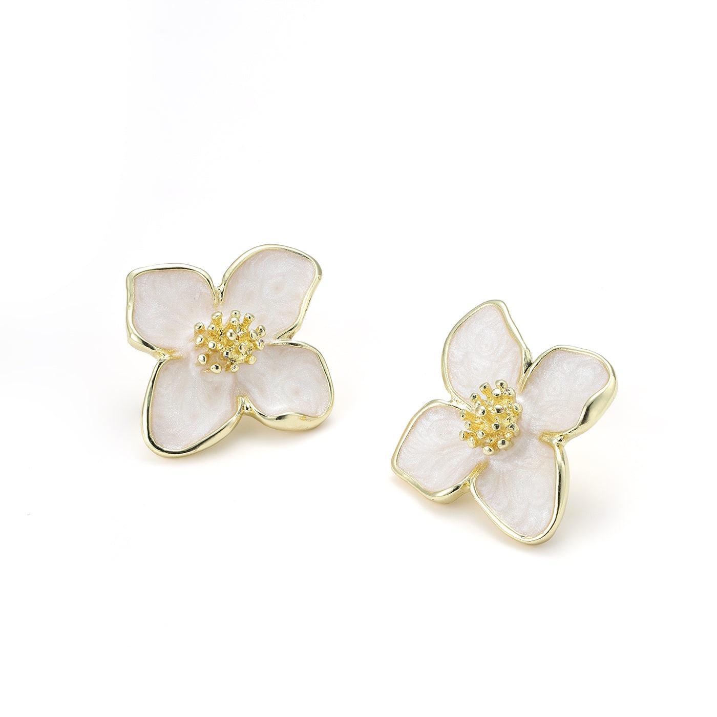 Timi Of Sweden Women's Gold Alora - Flower Stud Earrings