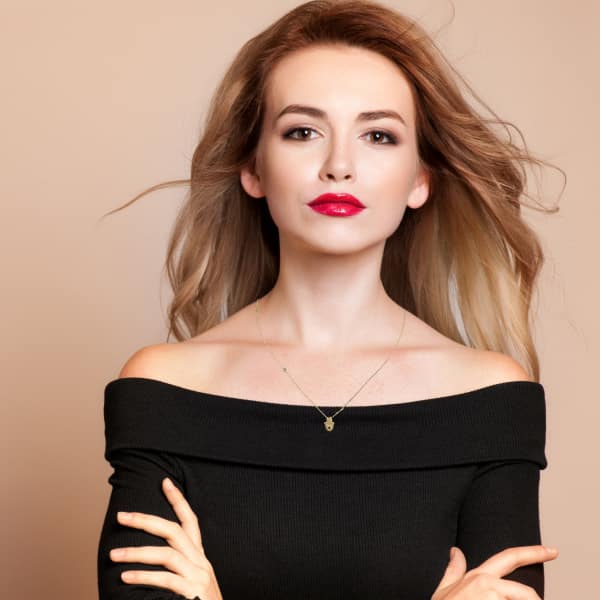 LATELITA LONDON WOMEN'S HAMSA HAND NECKLACE GOLD