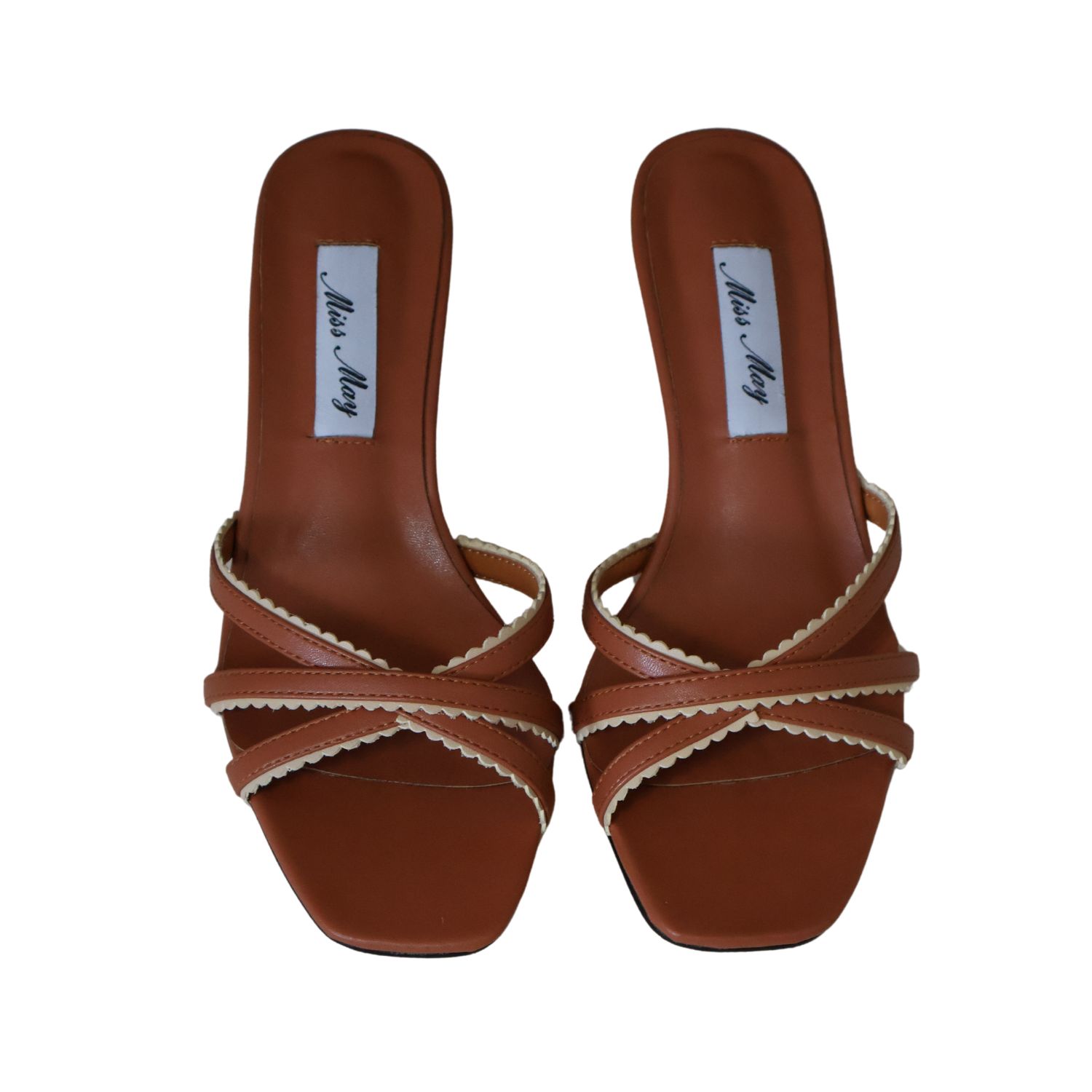Miss May The Brand Women's Yellow / Orange Marisol Sandals