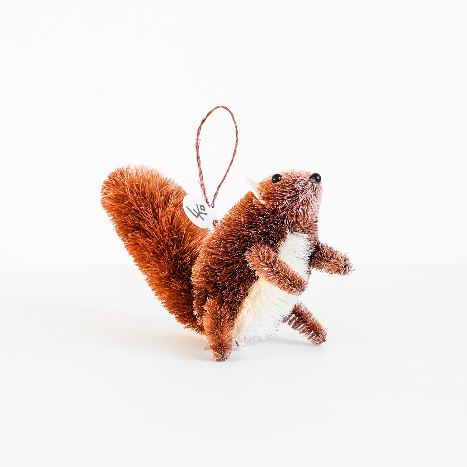 Set Of Three Squirrel Ornament, Mahogany - Brown Likh