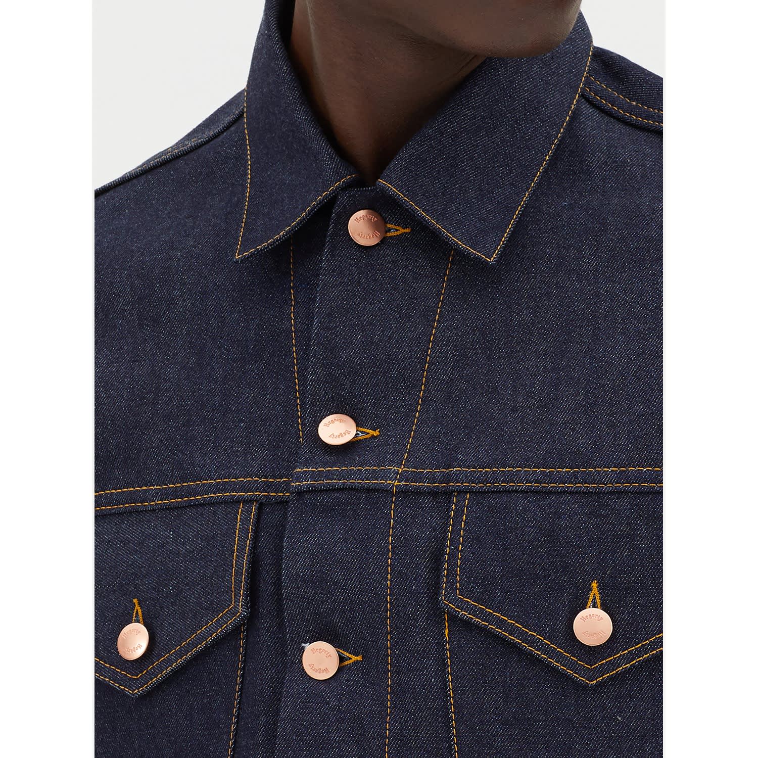 Ijji Raw Denim Work Jacket in Indigo at General Store