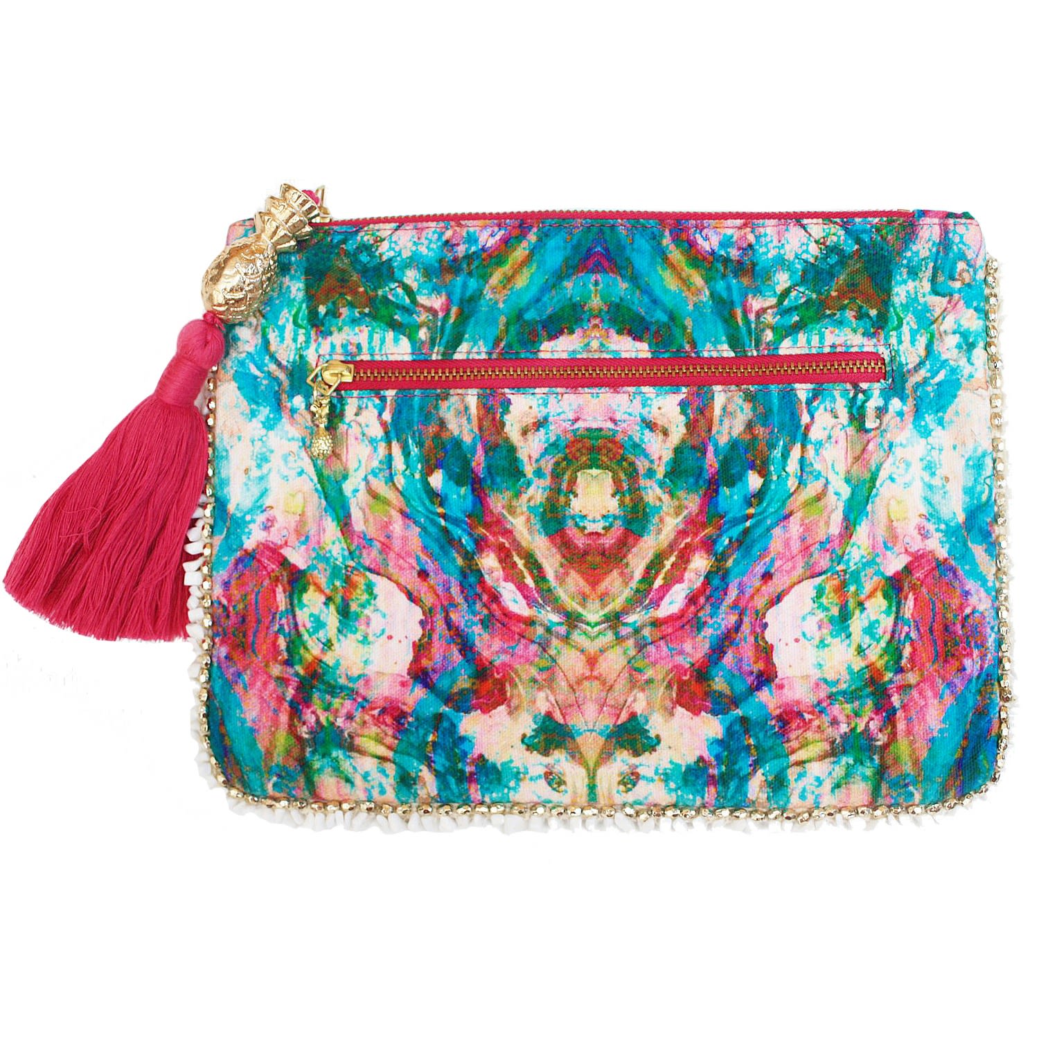 Sophia Alexia Women's Liquid Rainbow Clutch Bag In Multi