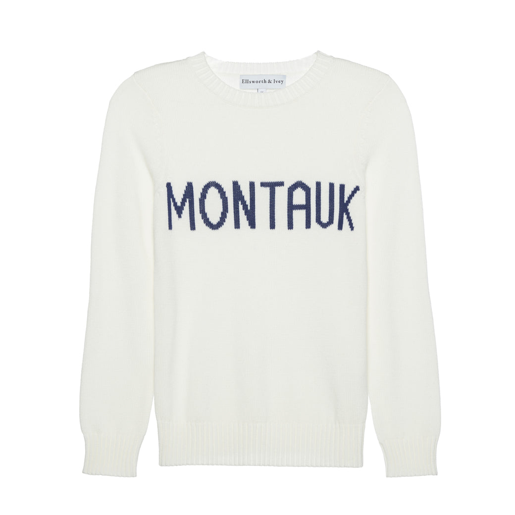 Ellsworth + Ivey Women's Montauk Sweater - White