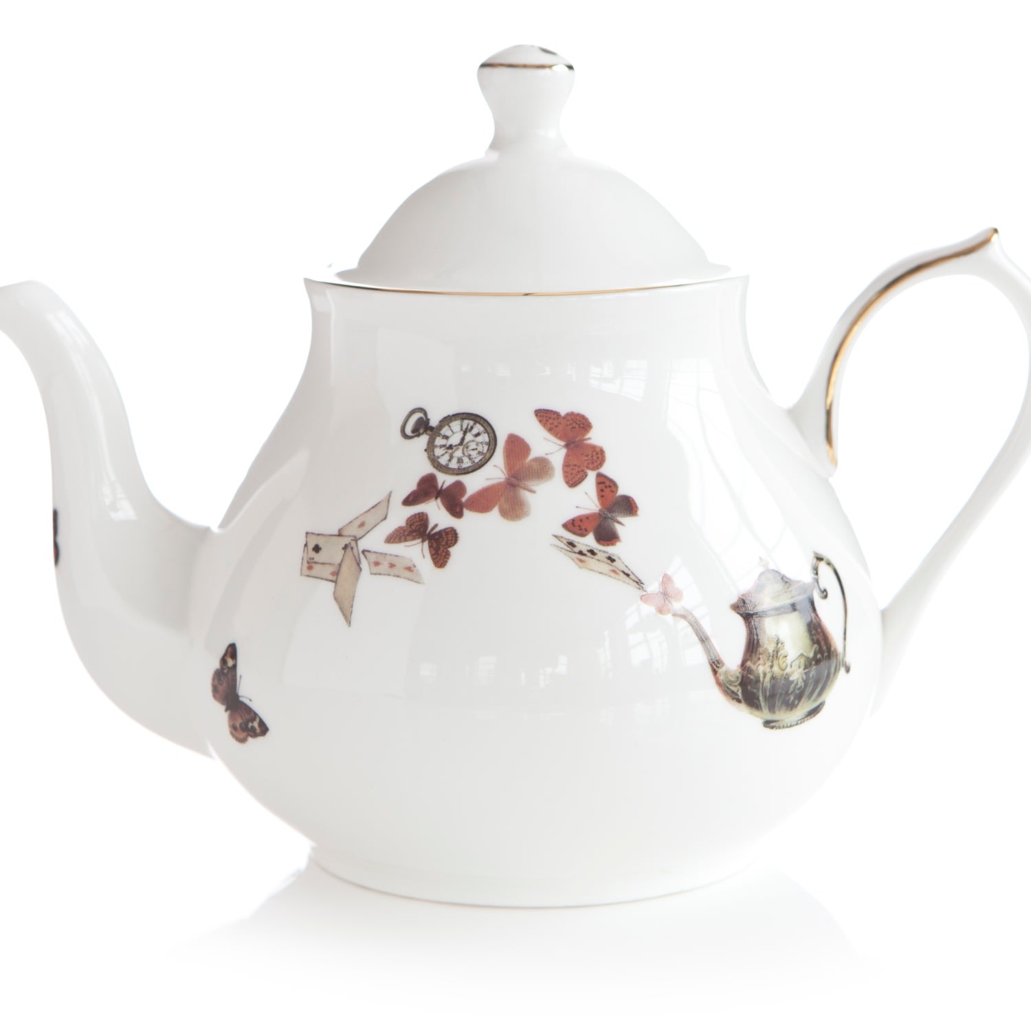 White Alice Four Cup Teapot Ali Miller London