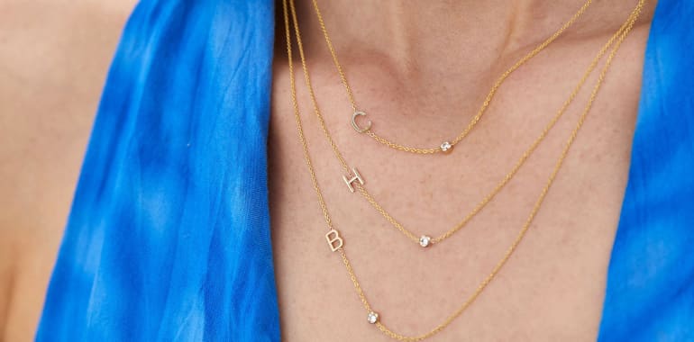 Maya brenner heart necklace best sale