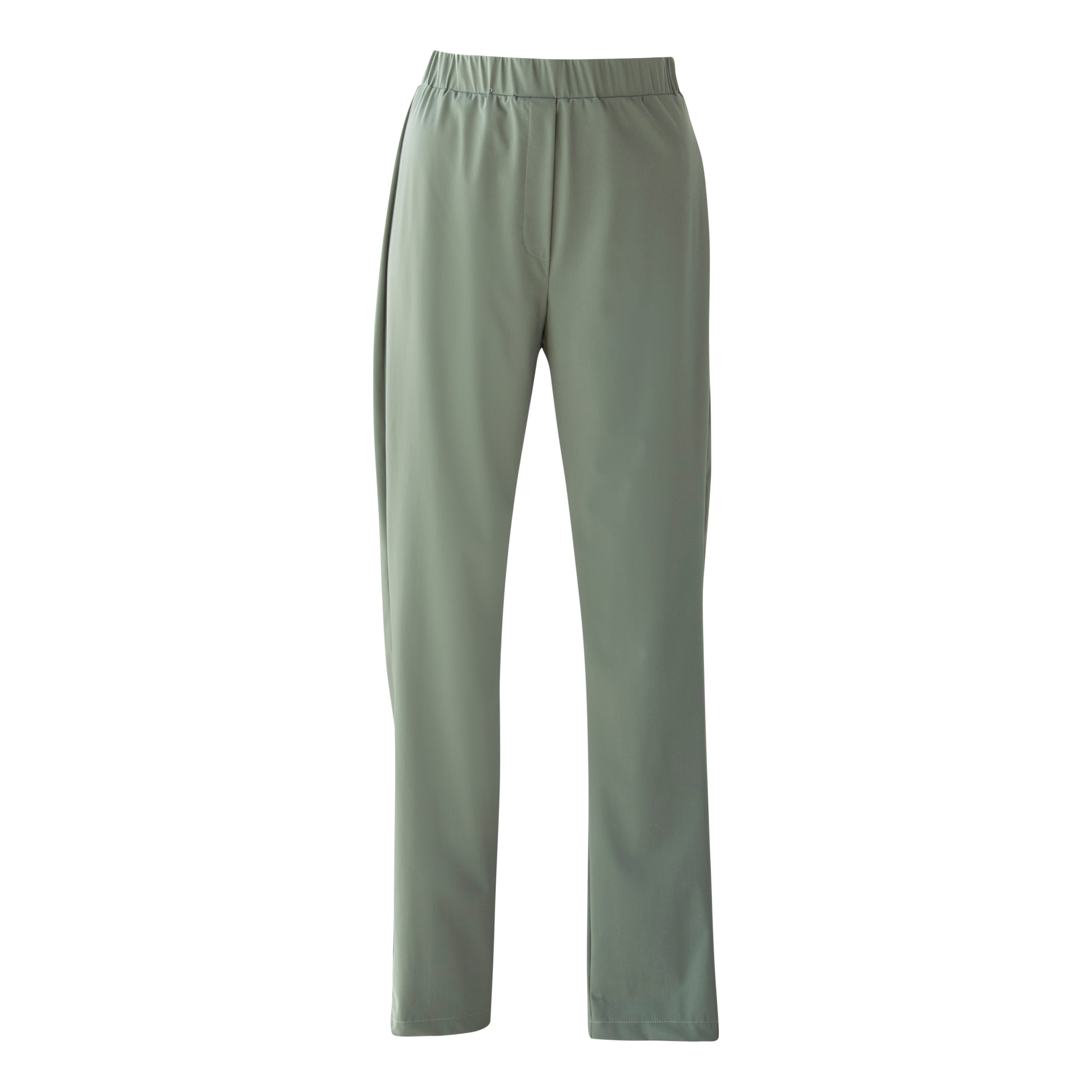 Le Réussi Green Olive Skinny Pants Women's Trousers