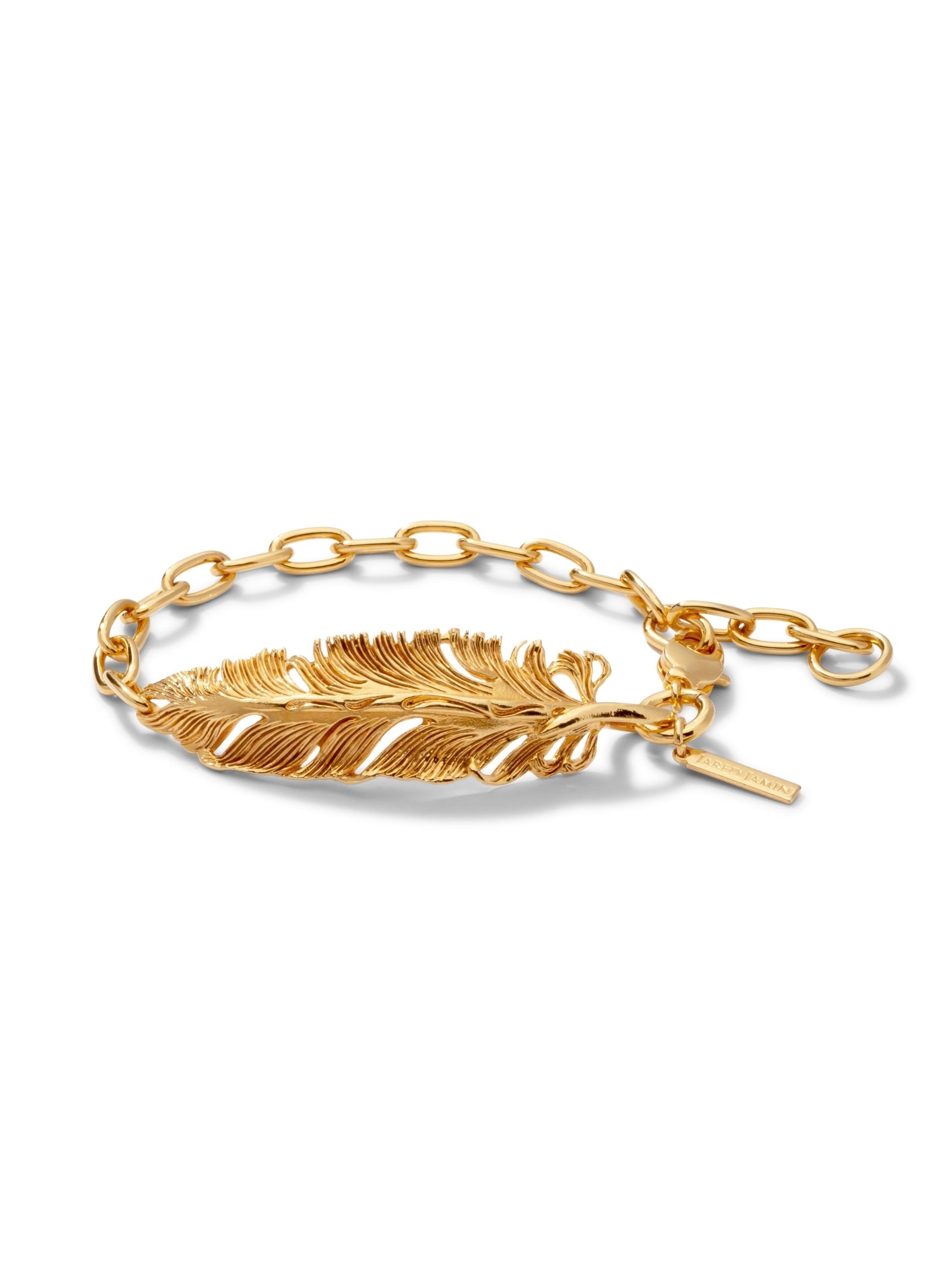Jaredjamin Women's Gold Plume Bracelet