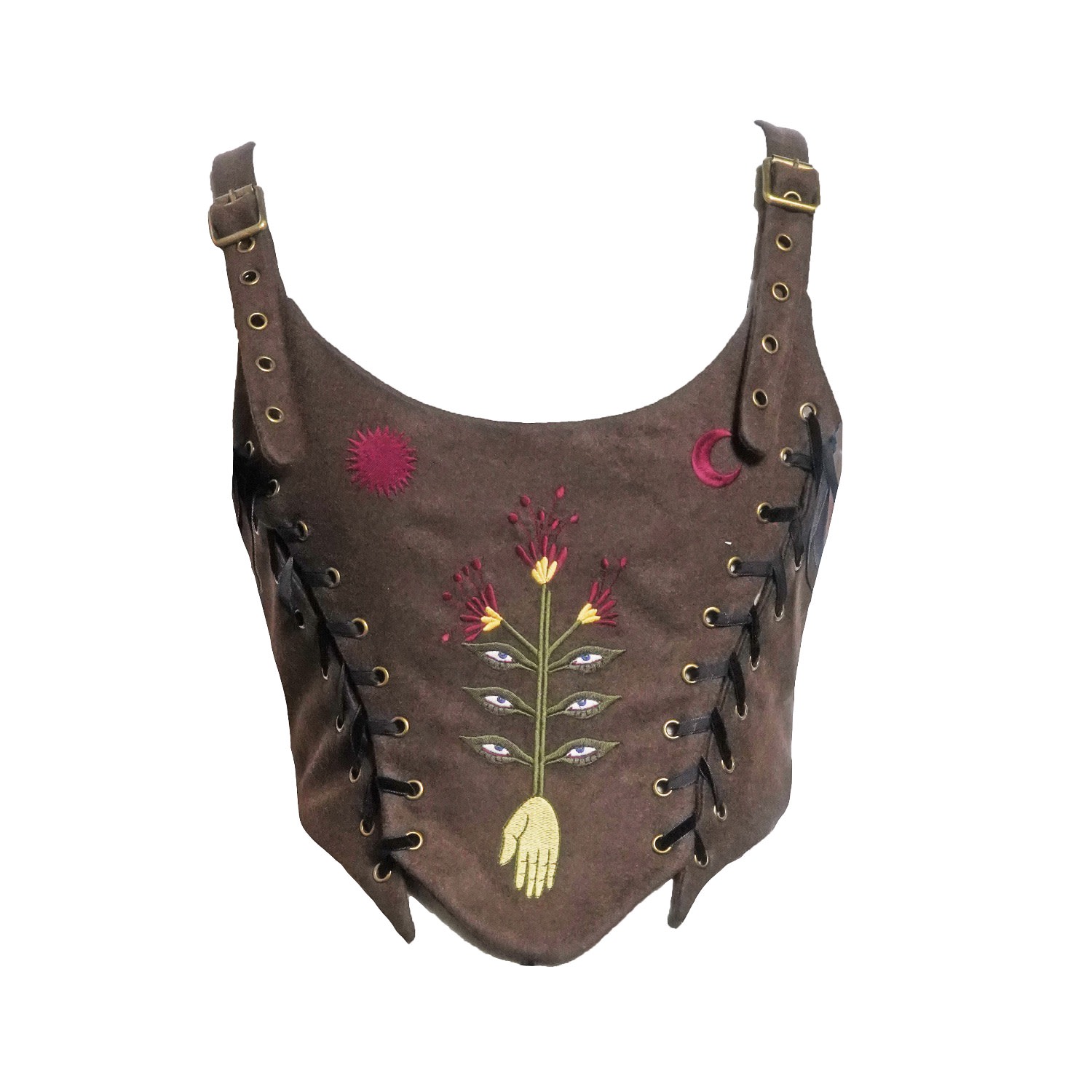 Women’s Brown Arcadia Corset Medium Solai