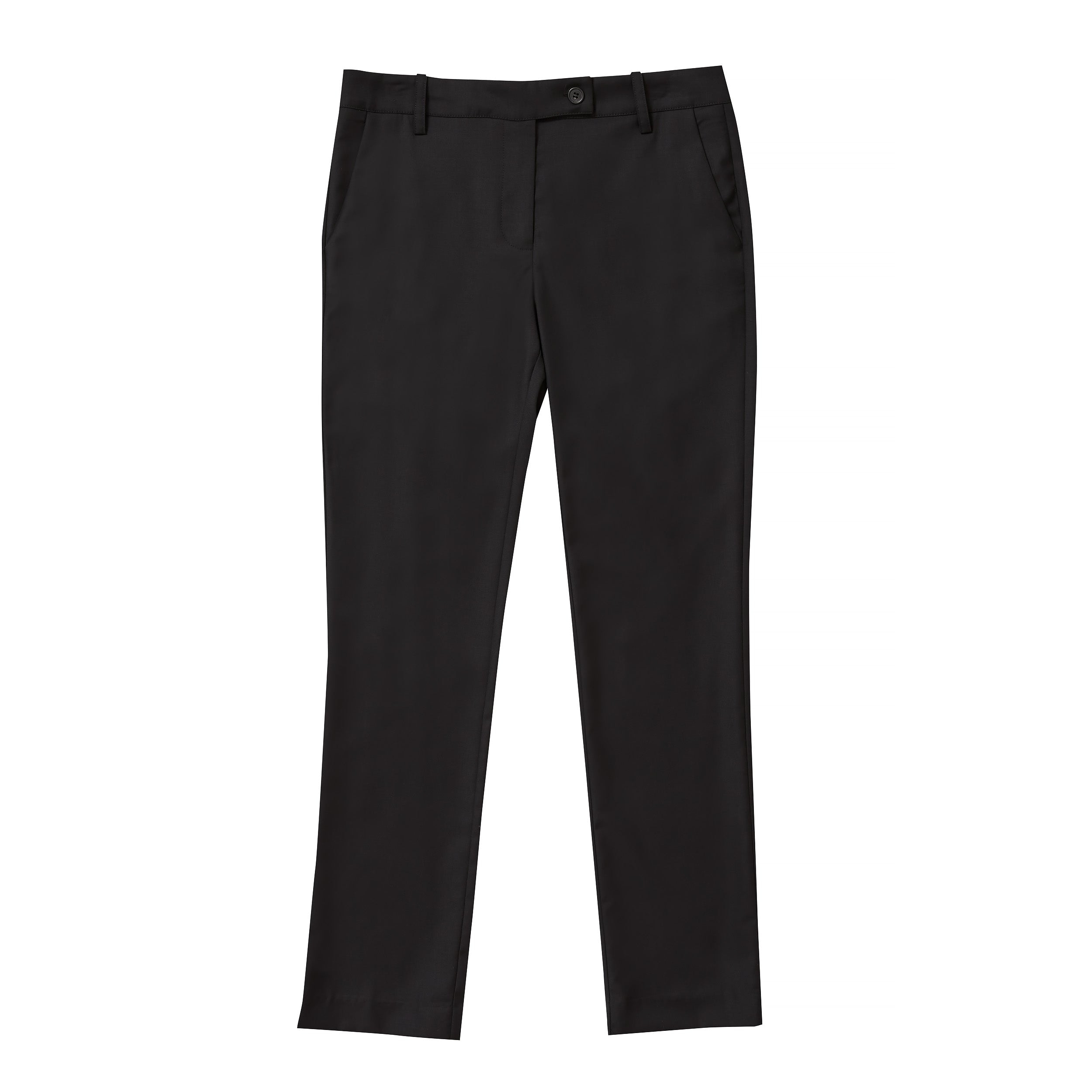 Lindsay Nicholas New York Women's Elizabeth Trouser In Black Tropical Weight Wool In Black