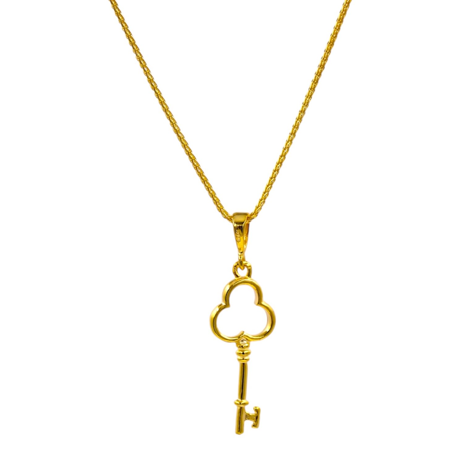 1610istanbul Women's Gold Istanbul Wish Key Necklace In Gold