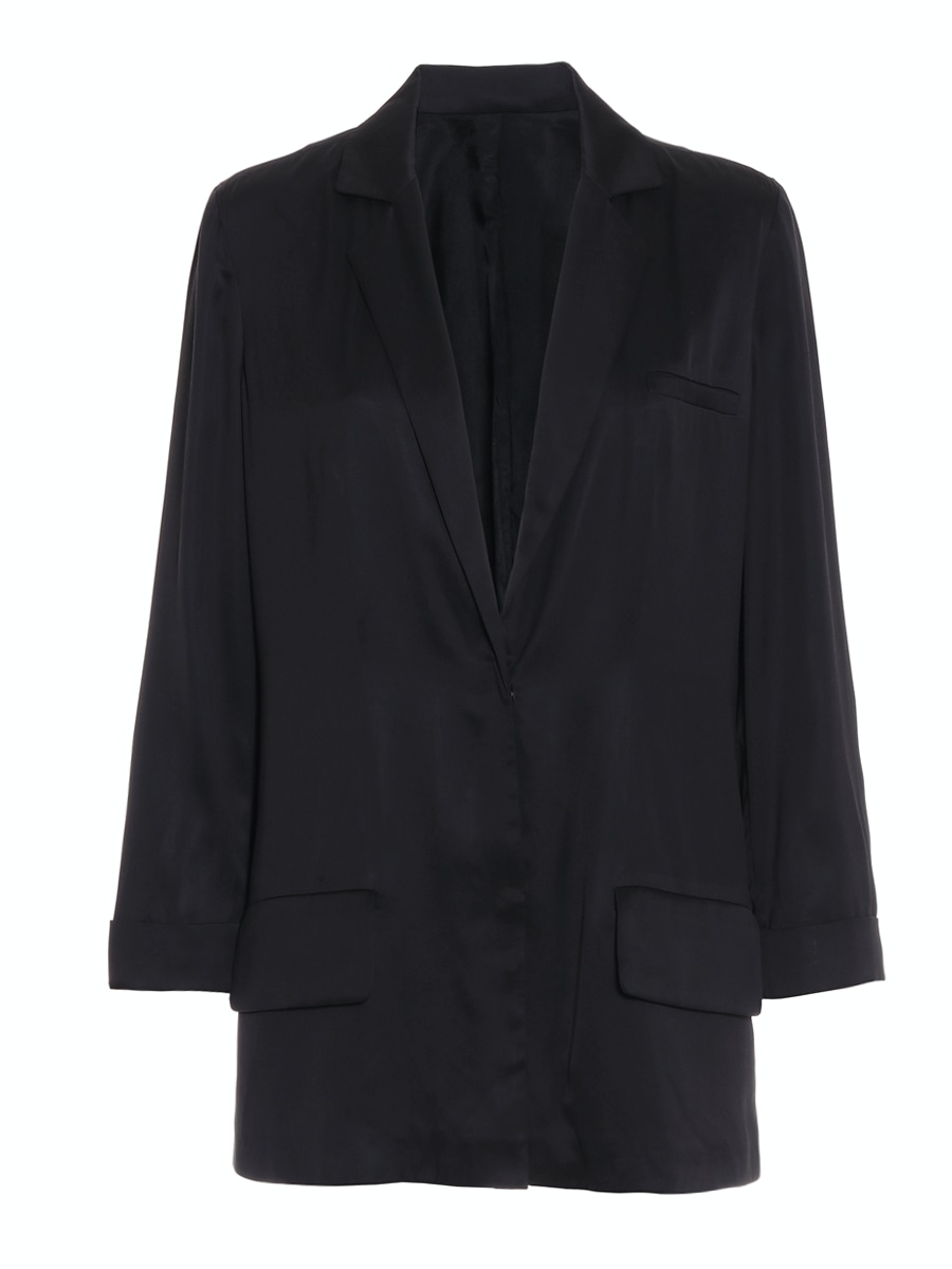 Women's Barbara Blazer Black | Small | Helene Galwas