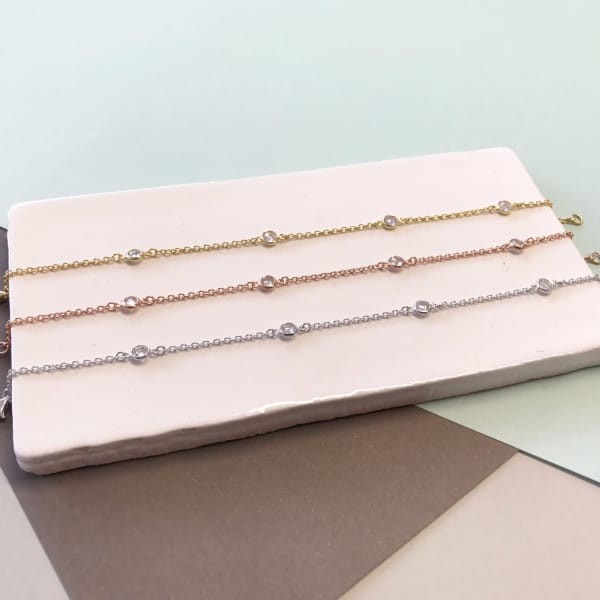 Auree Jewellery Sofia 18ct Yellow Gold Vermeil & Cubic Zirconia Bracelet