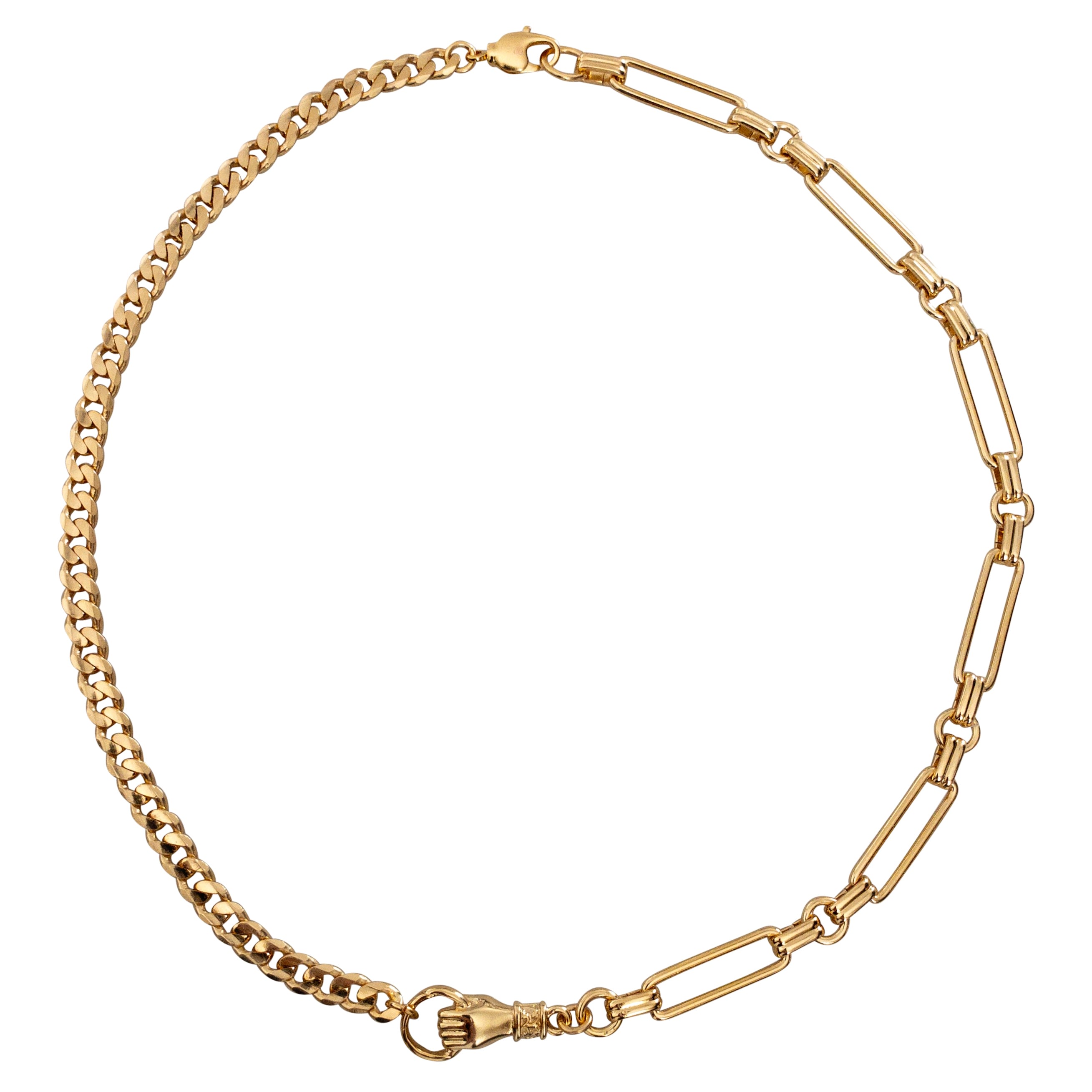 In Cauda Venenum Women's Gold Briarée Necklace In Gold