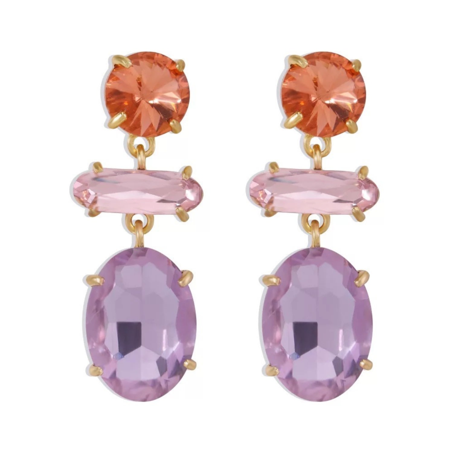 Women’s Pink / Purple Cydney Earrings Eljae