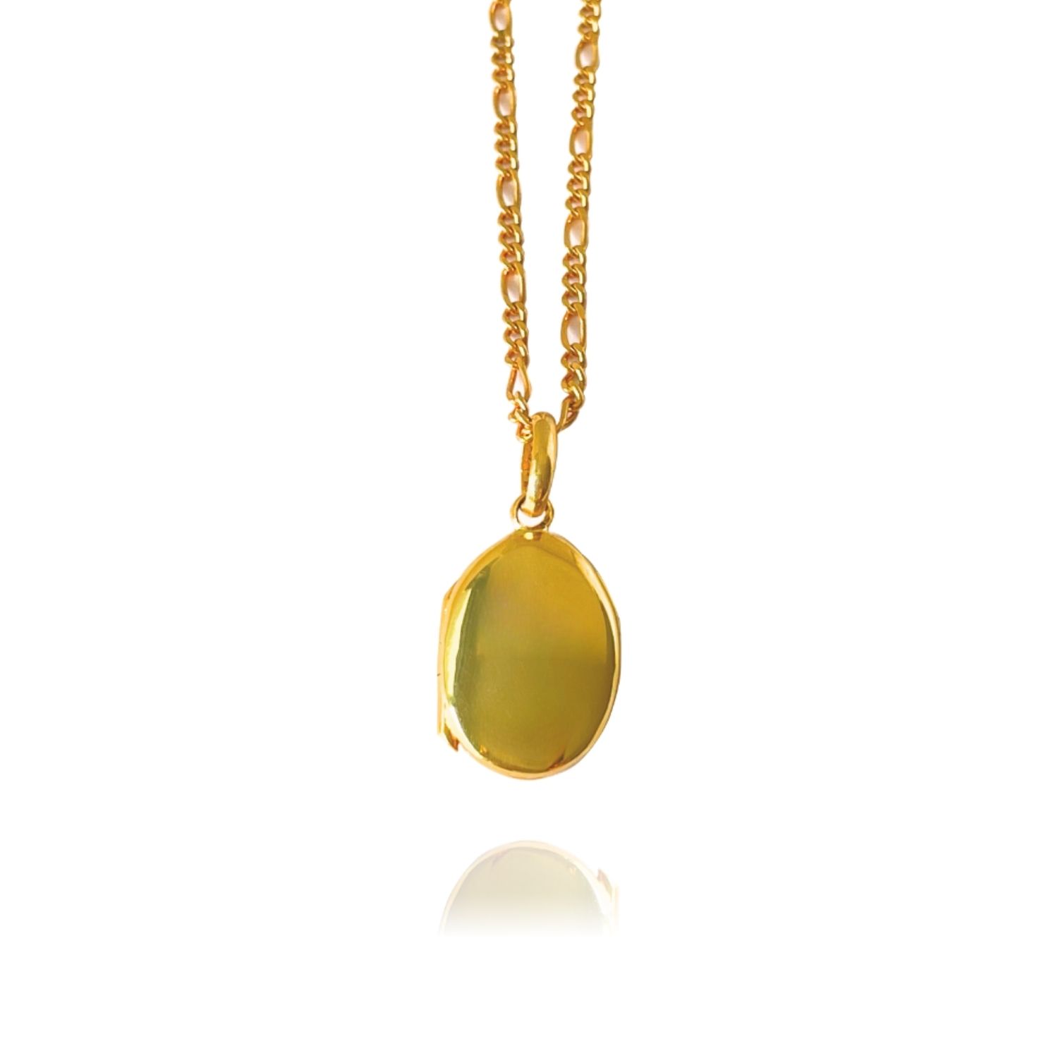 Linya Jewellery Women's Mini Locket Gold Necklace In Gold