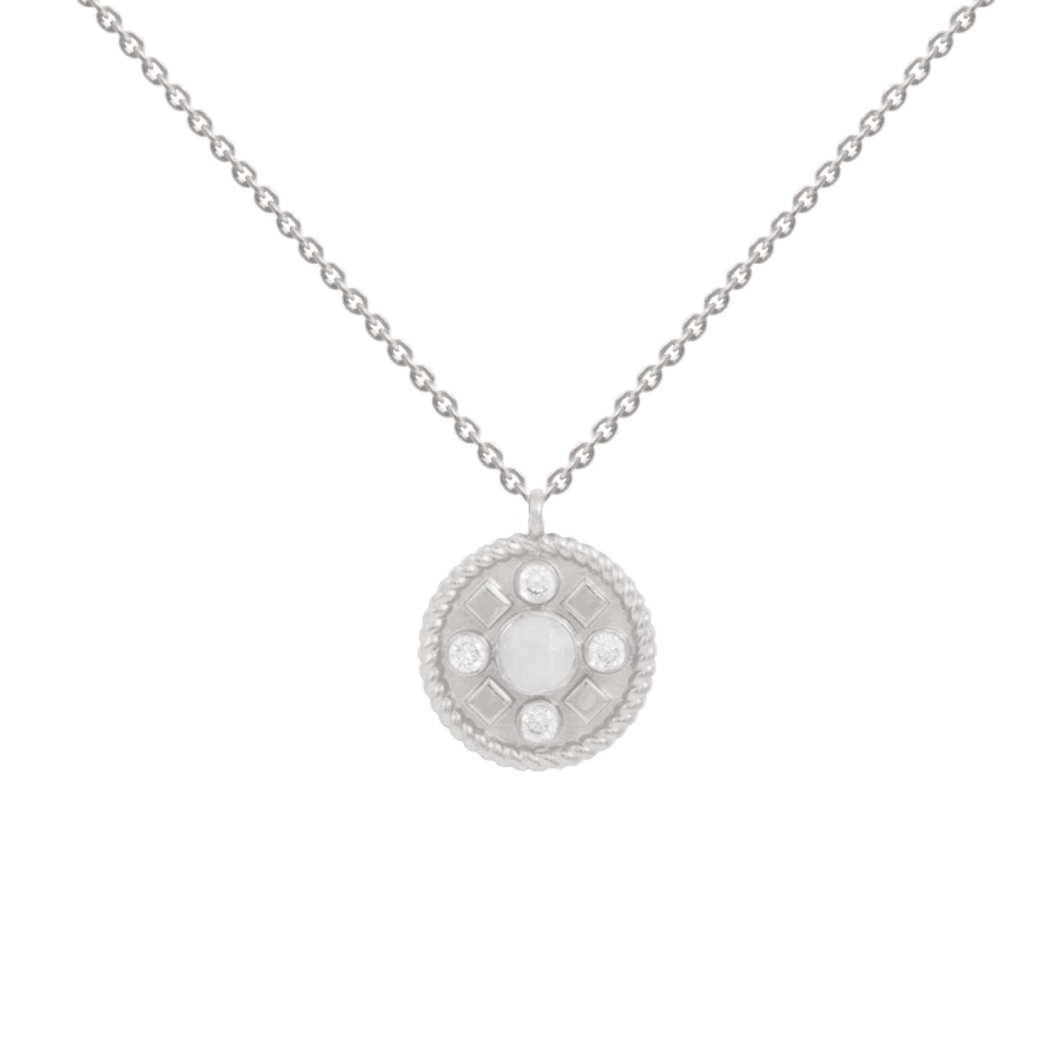 Lavani Jewels Women's Silver / White Silver Itzia Necklace