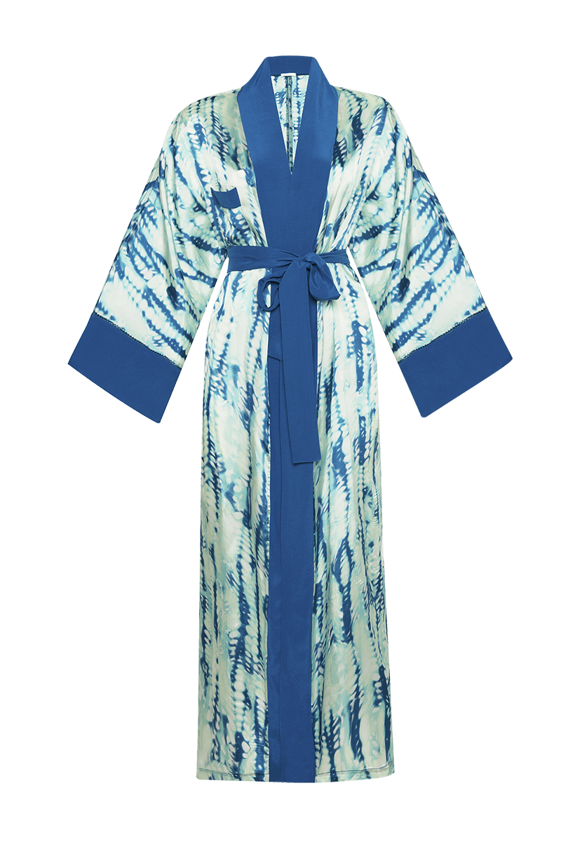 Movom Women's Blue Tao Kimono In Blue