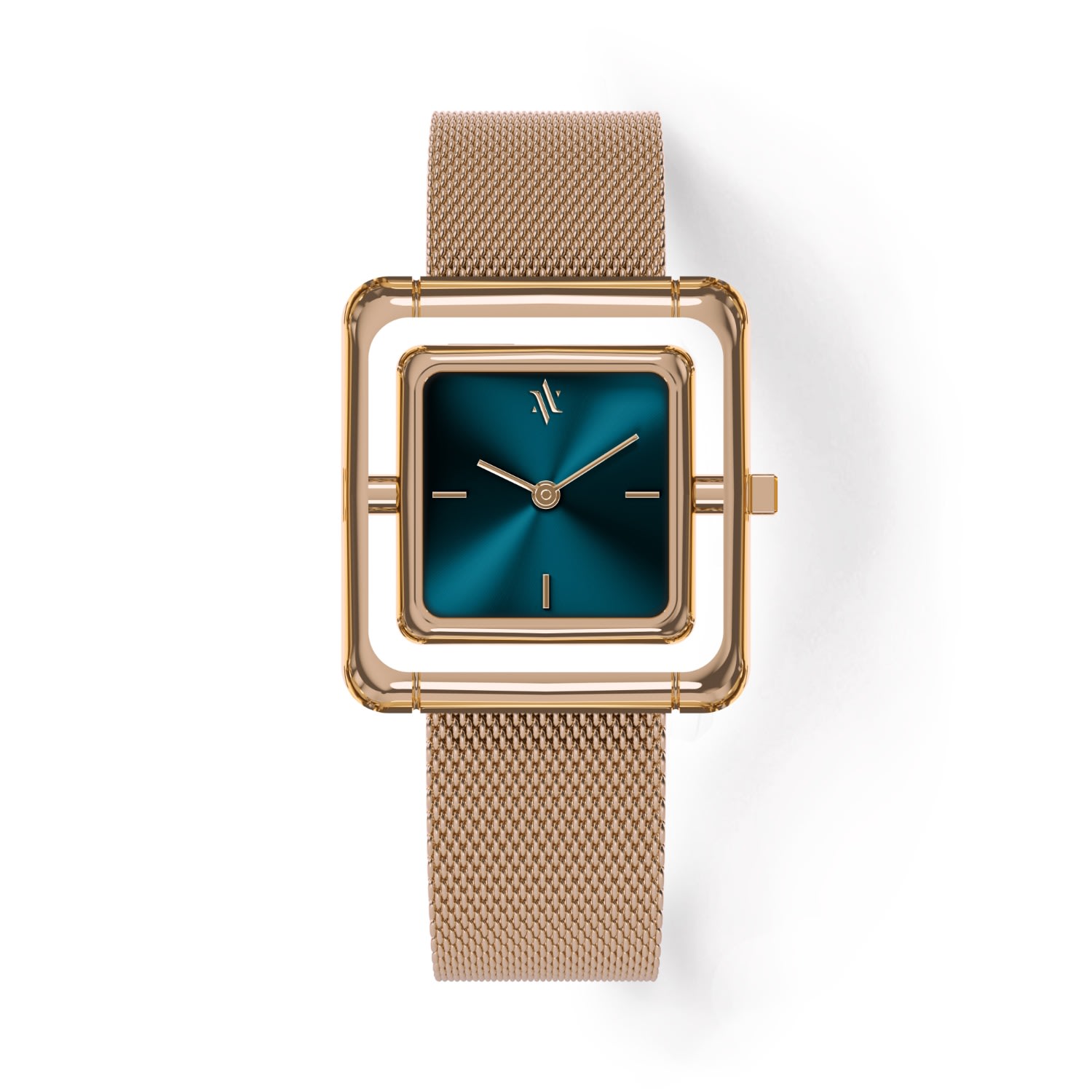 Vanna Women's Blue Umbra Ocean Watch - Rose Gold In Blue
