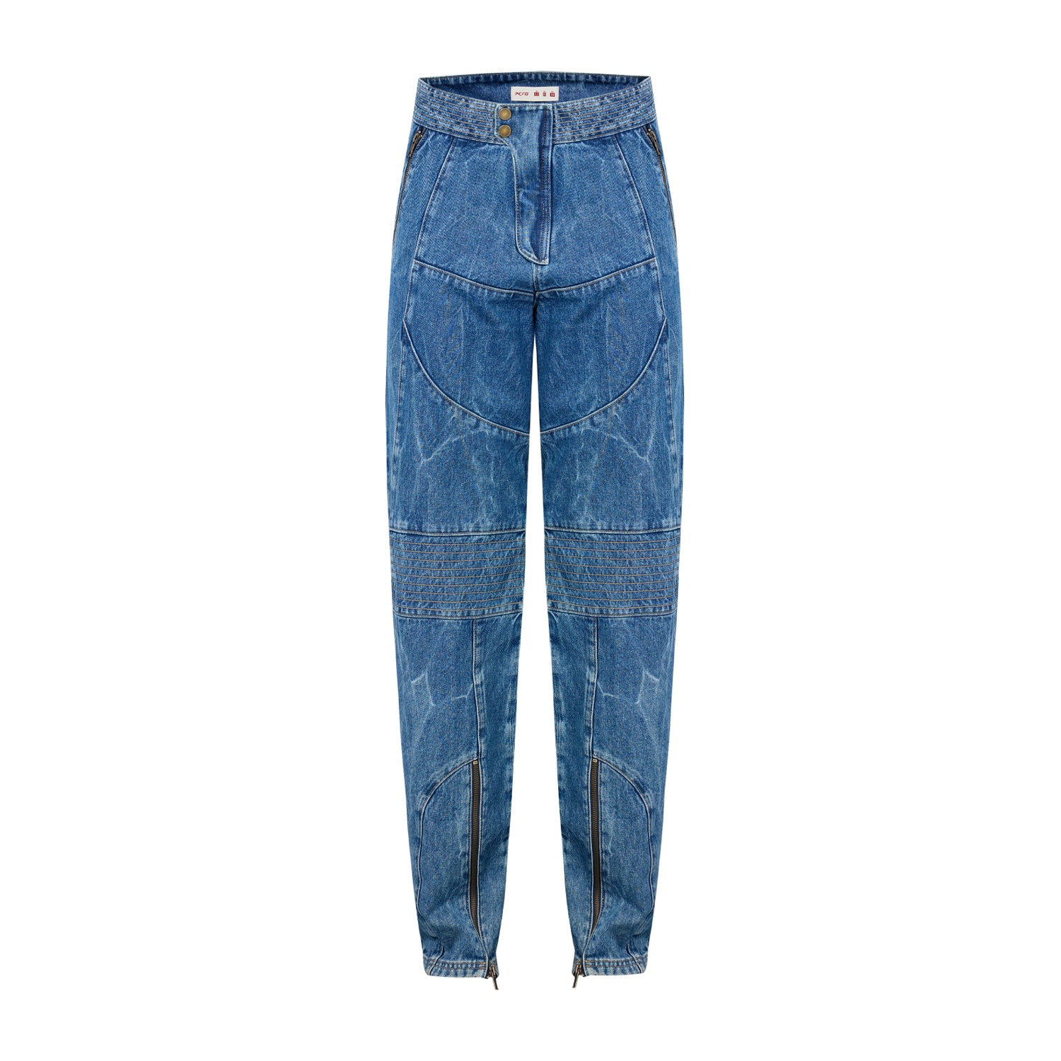 【HI FI FNK】Cracked Cross Denim 70afef38-1d93-44f8-b6ed-
