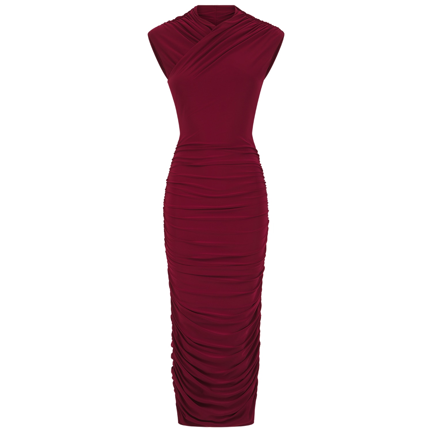 Celestine & Mae Women's Kalina Midi Dress In Rumba Red In Red