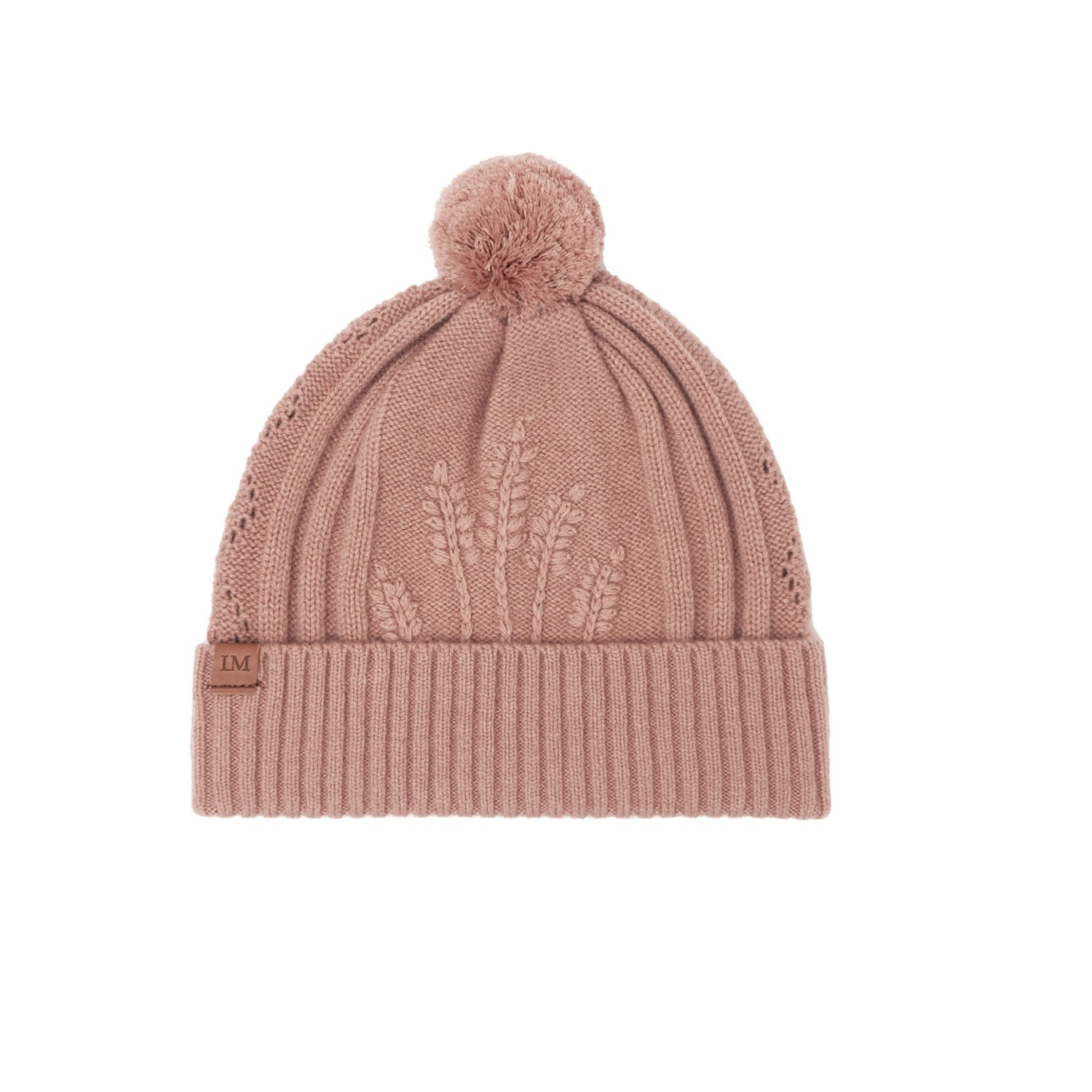 Women’s Pink / Purple Blush Pink Ski Chalet Beanie Lorna Murray