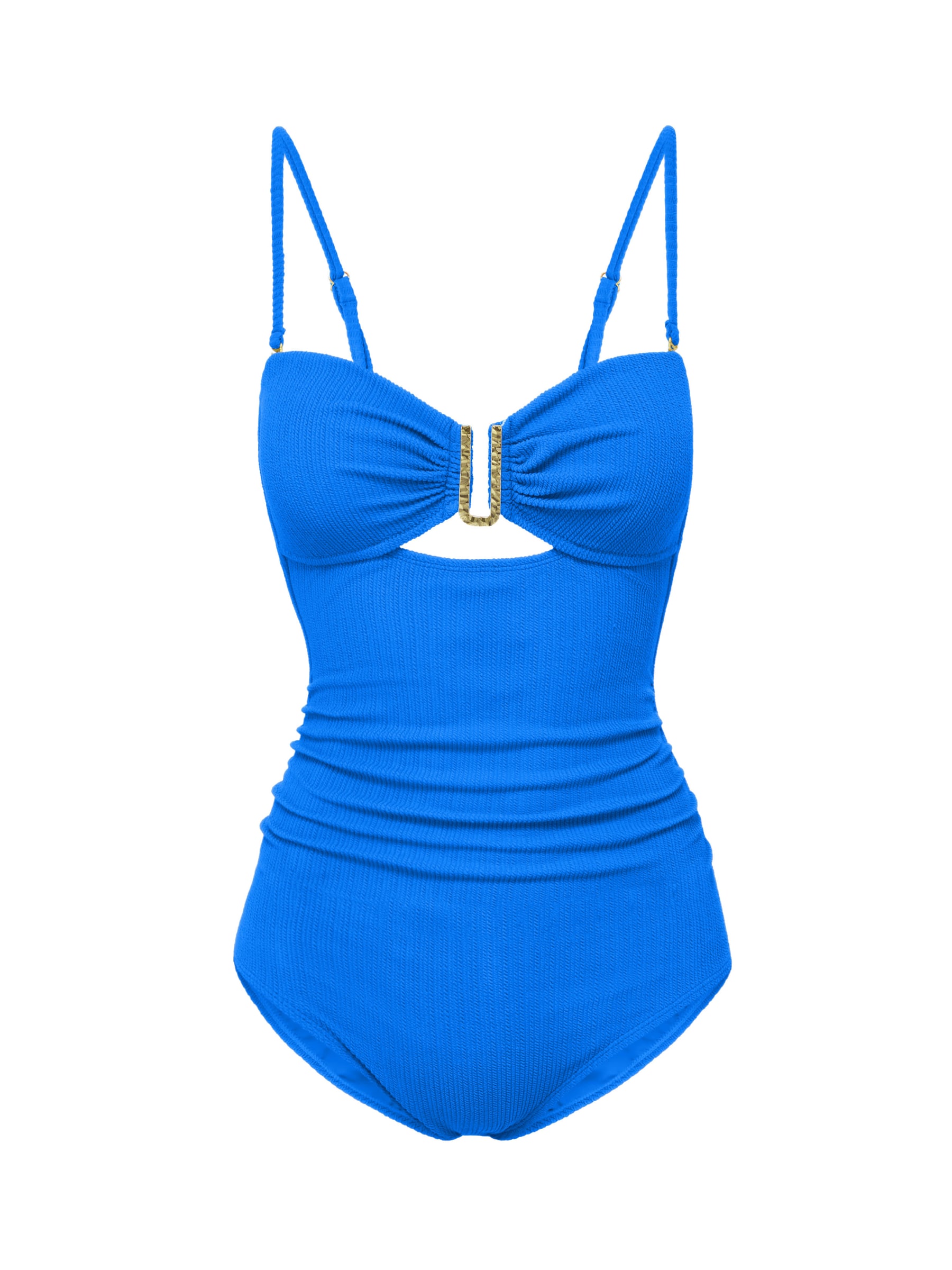 Change Of Scenery Women's Blue Lisa One Piece Grotto Textured Stripe In Blue