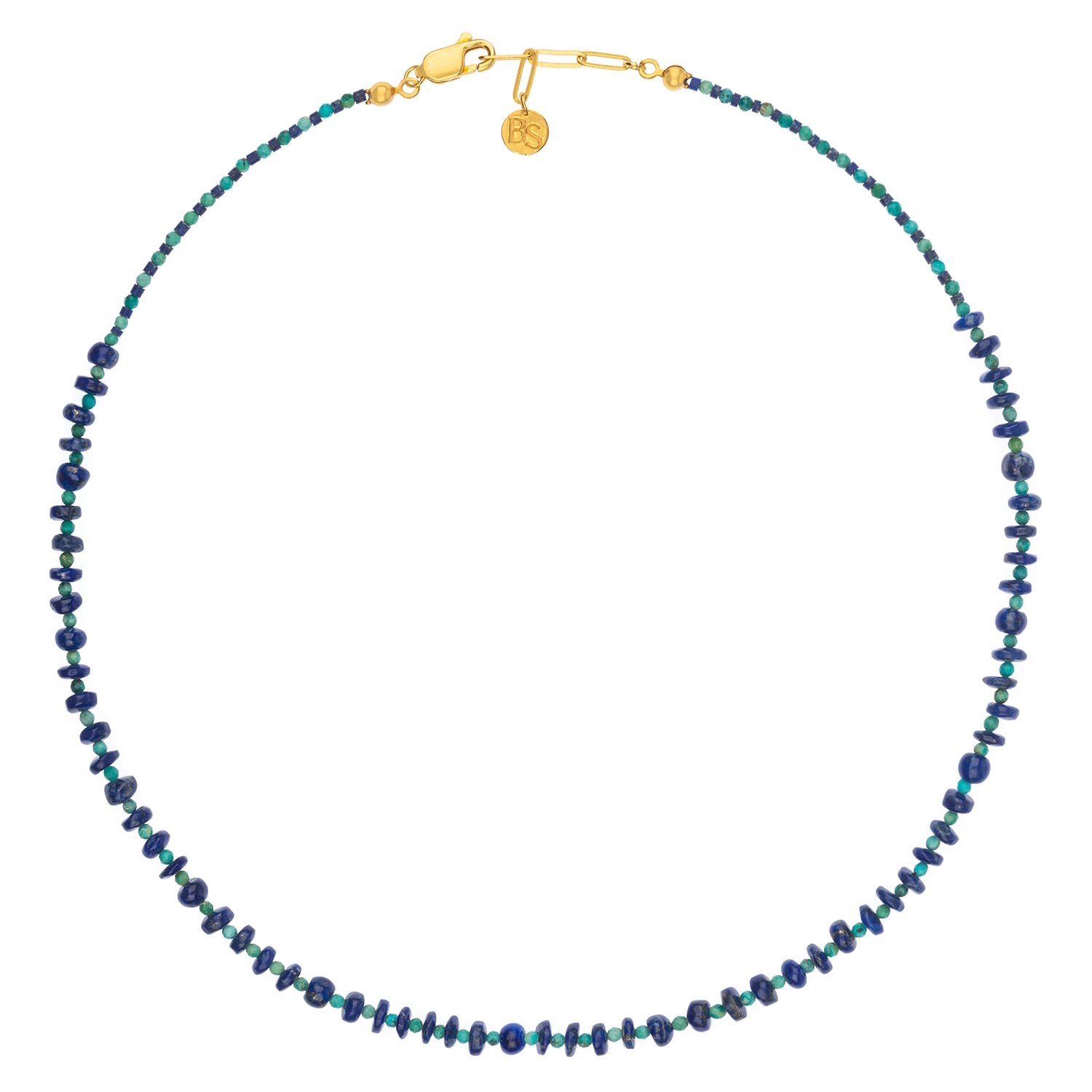 Women’s Gold / Green / Blue Song Of The Sea Necklace Bonjouk Studio