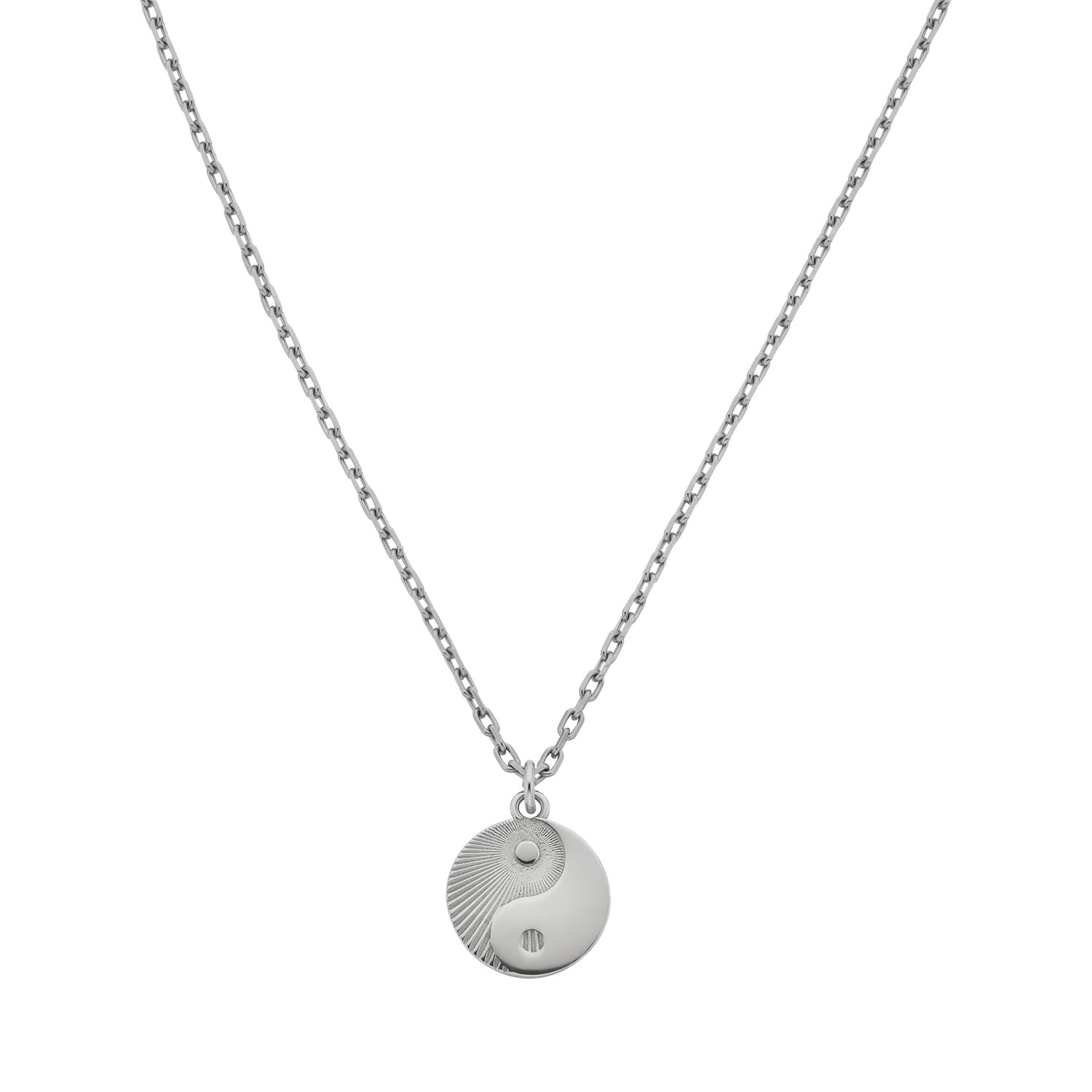 Zoe And Morgan Women's Yin Yang Necklace Silver