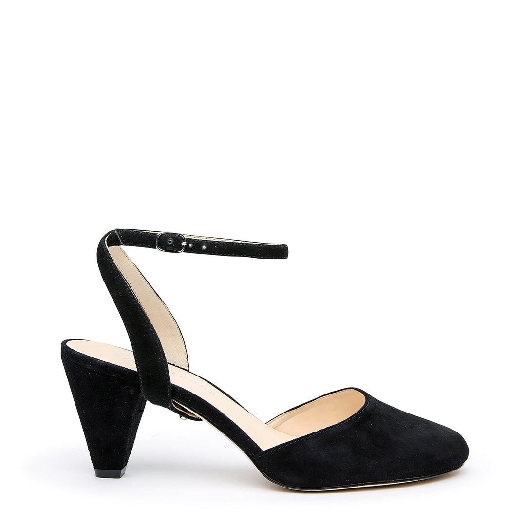 ALTERRE WOMEN'S BLACK SUEDE MARILYN MULE